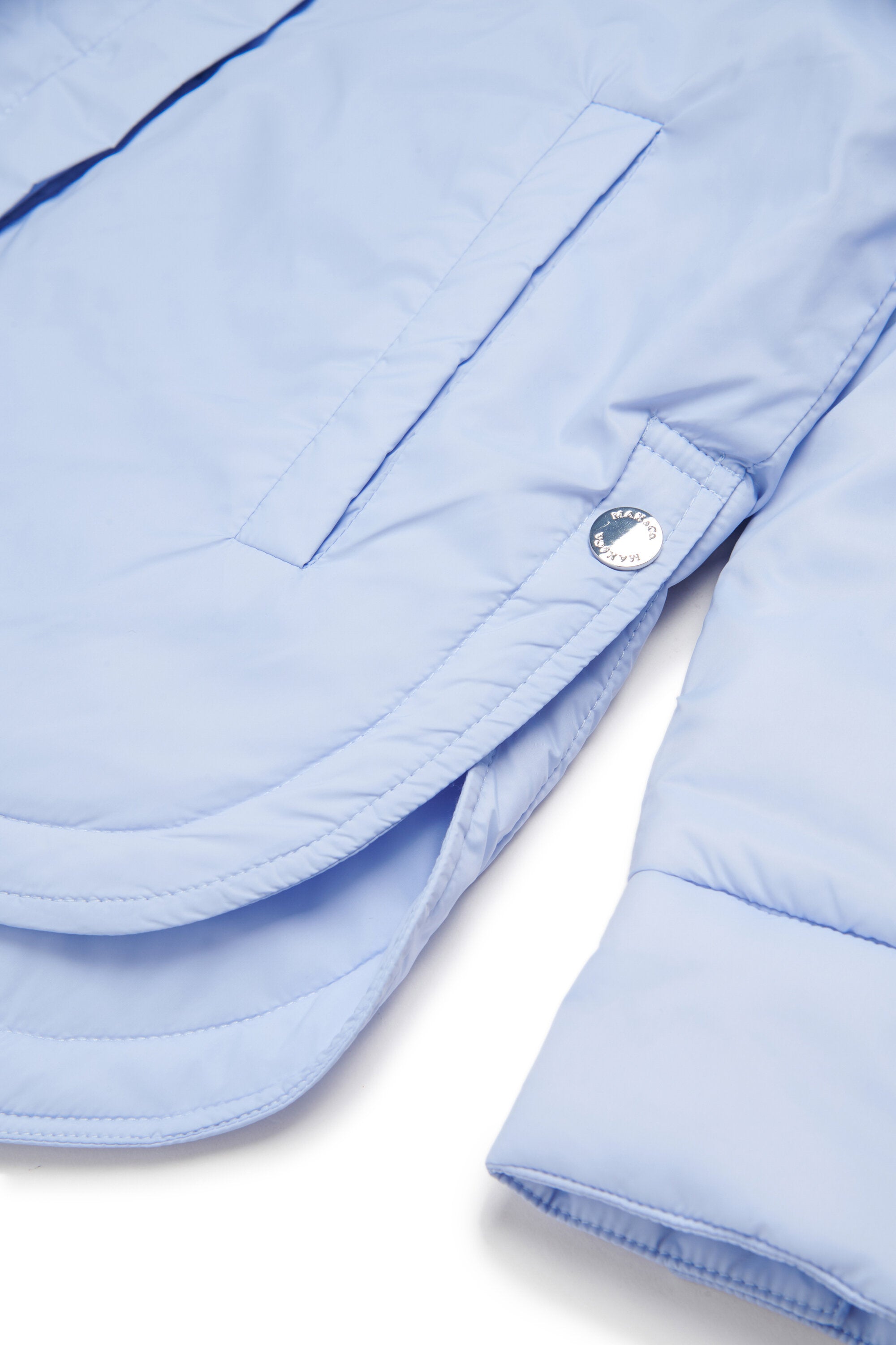 Gefütterte Jacke mit aufgedrucktem Logo