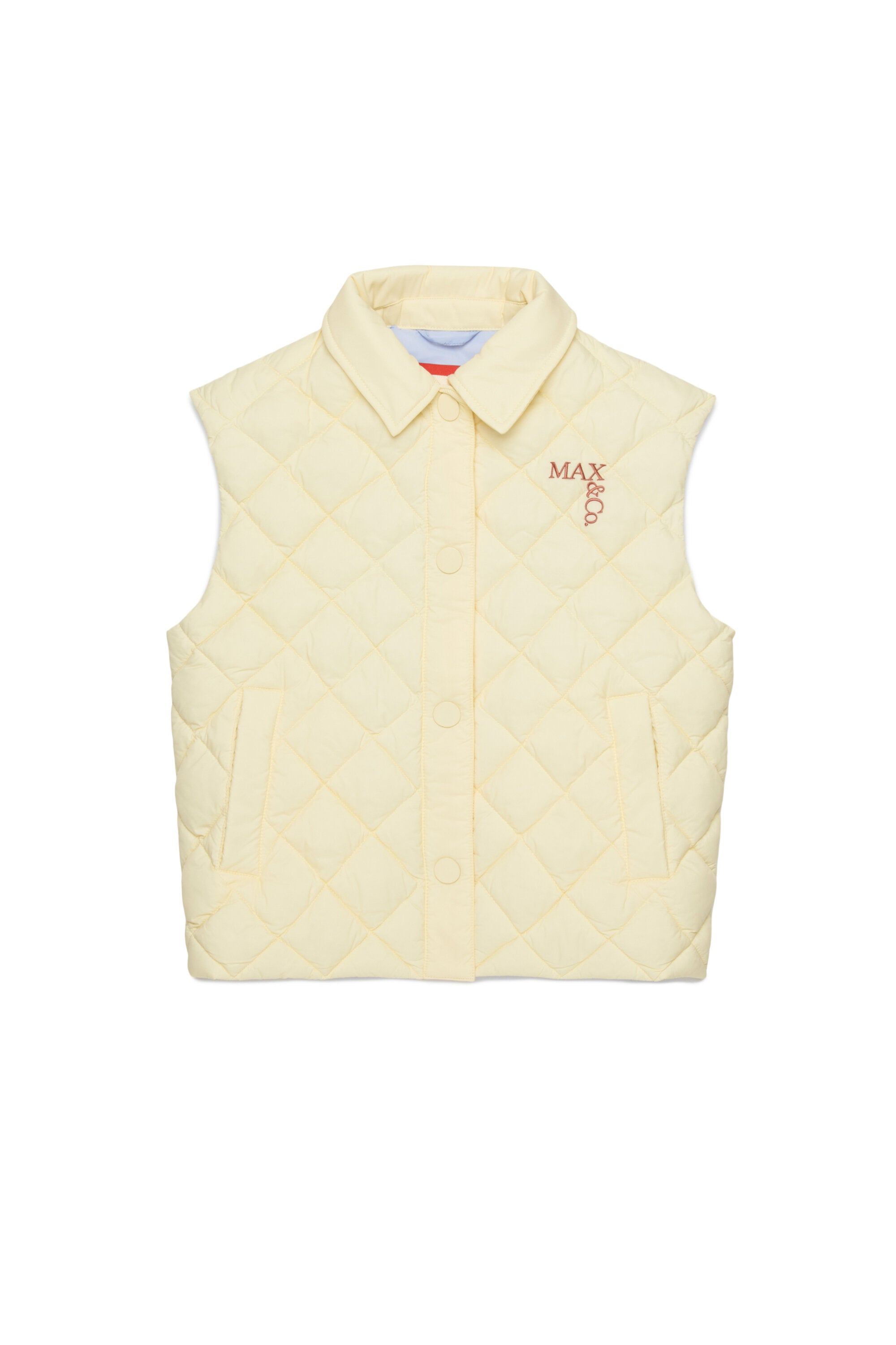 Veste matelassée avec logo imprimé