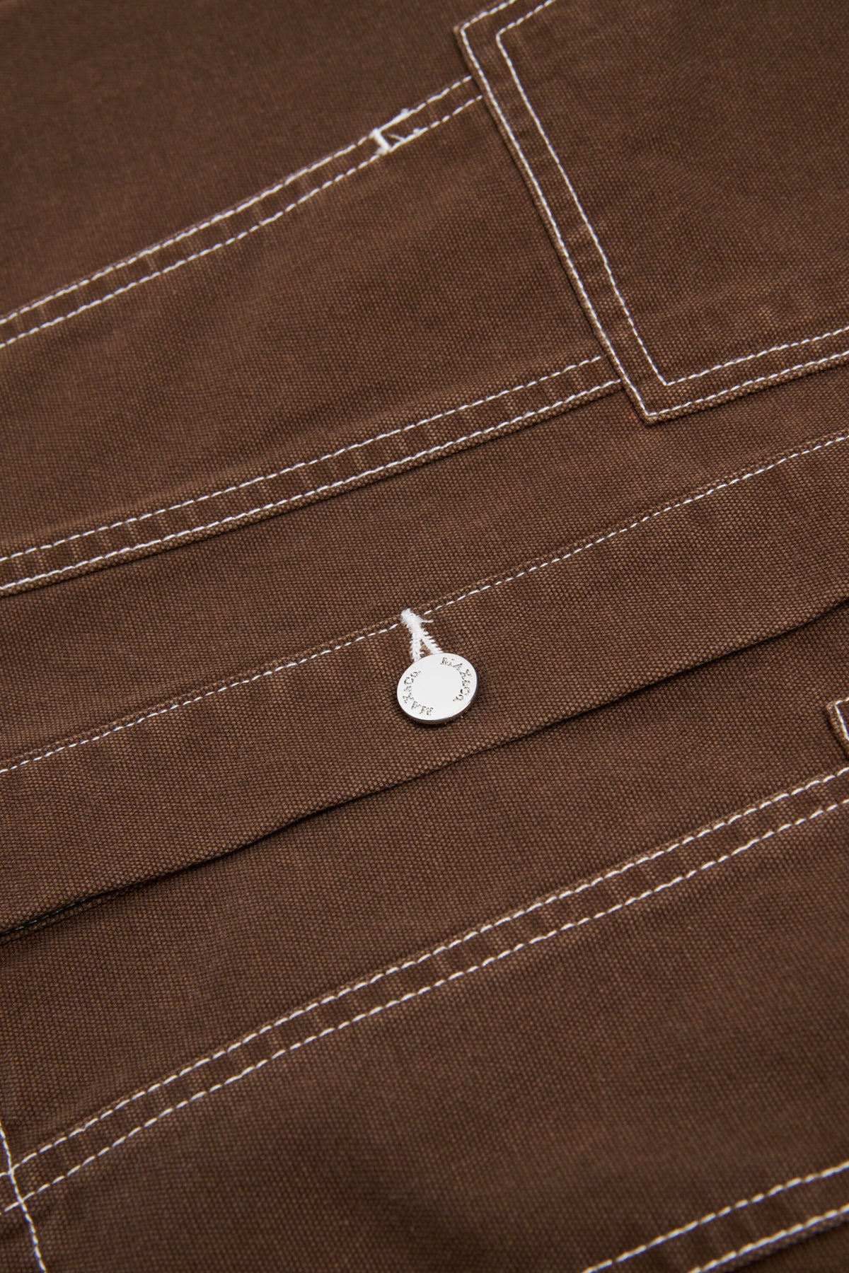 Denimjacke mit Logo