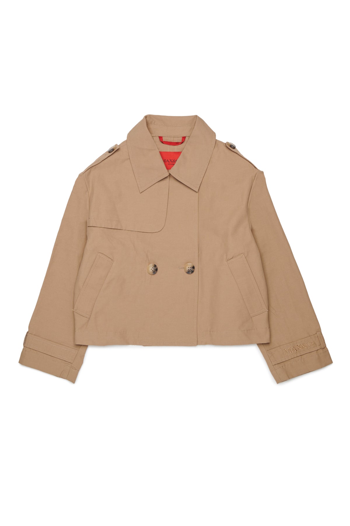 Doppelreihige Jacke mit Logo