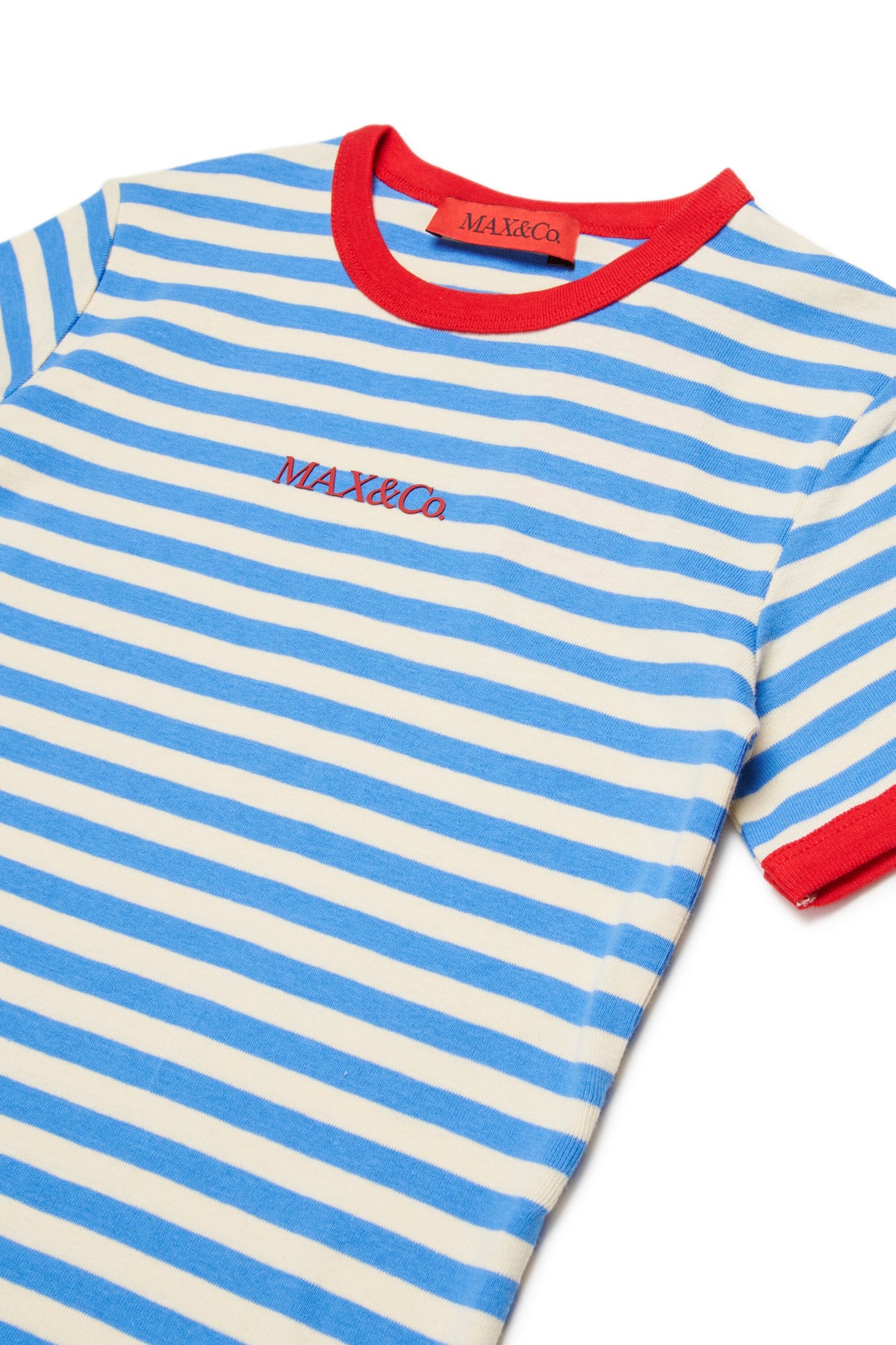 Striped T-shirt with logo
