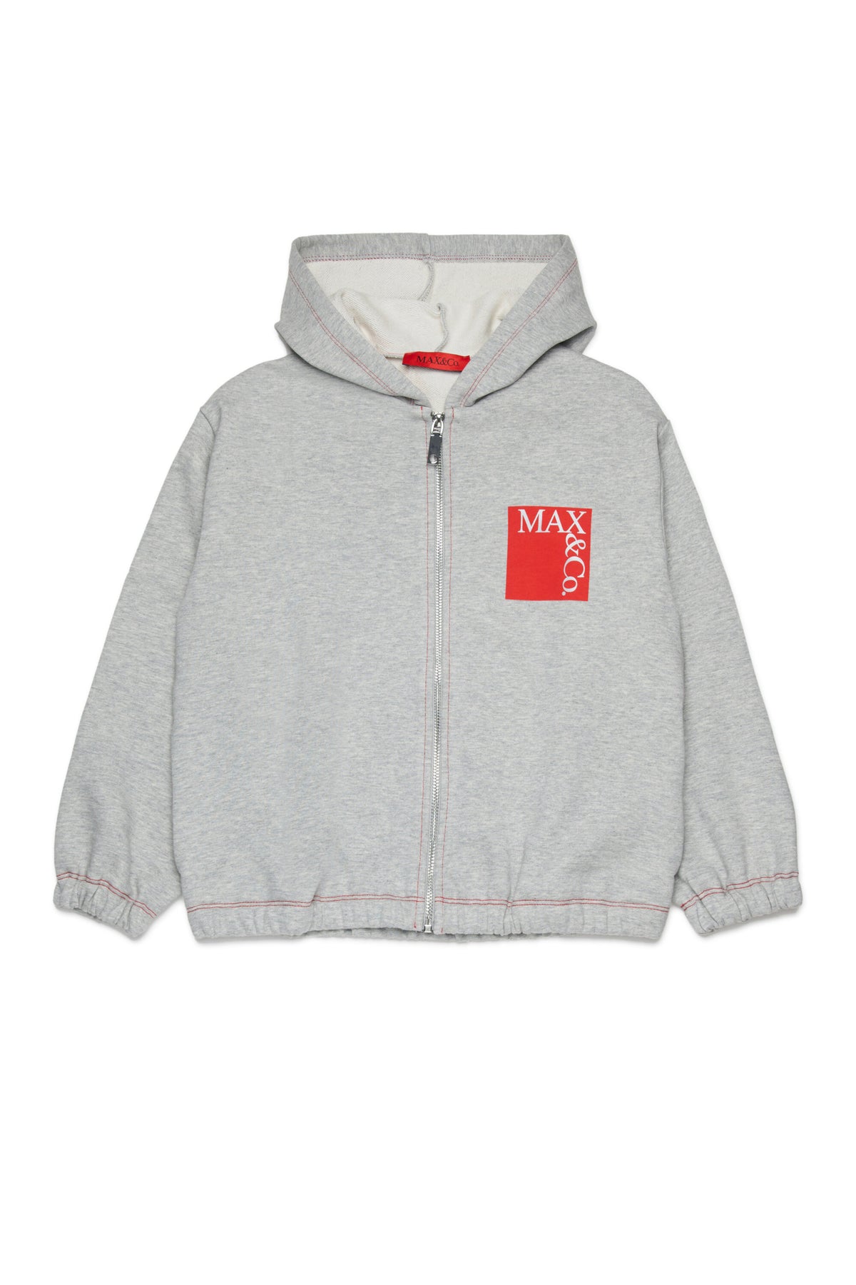 Sweatshirt mit Reißverschluss und Logo