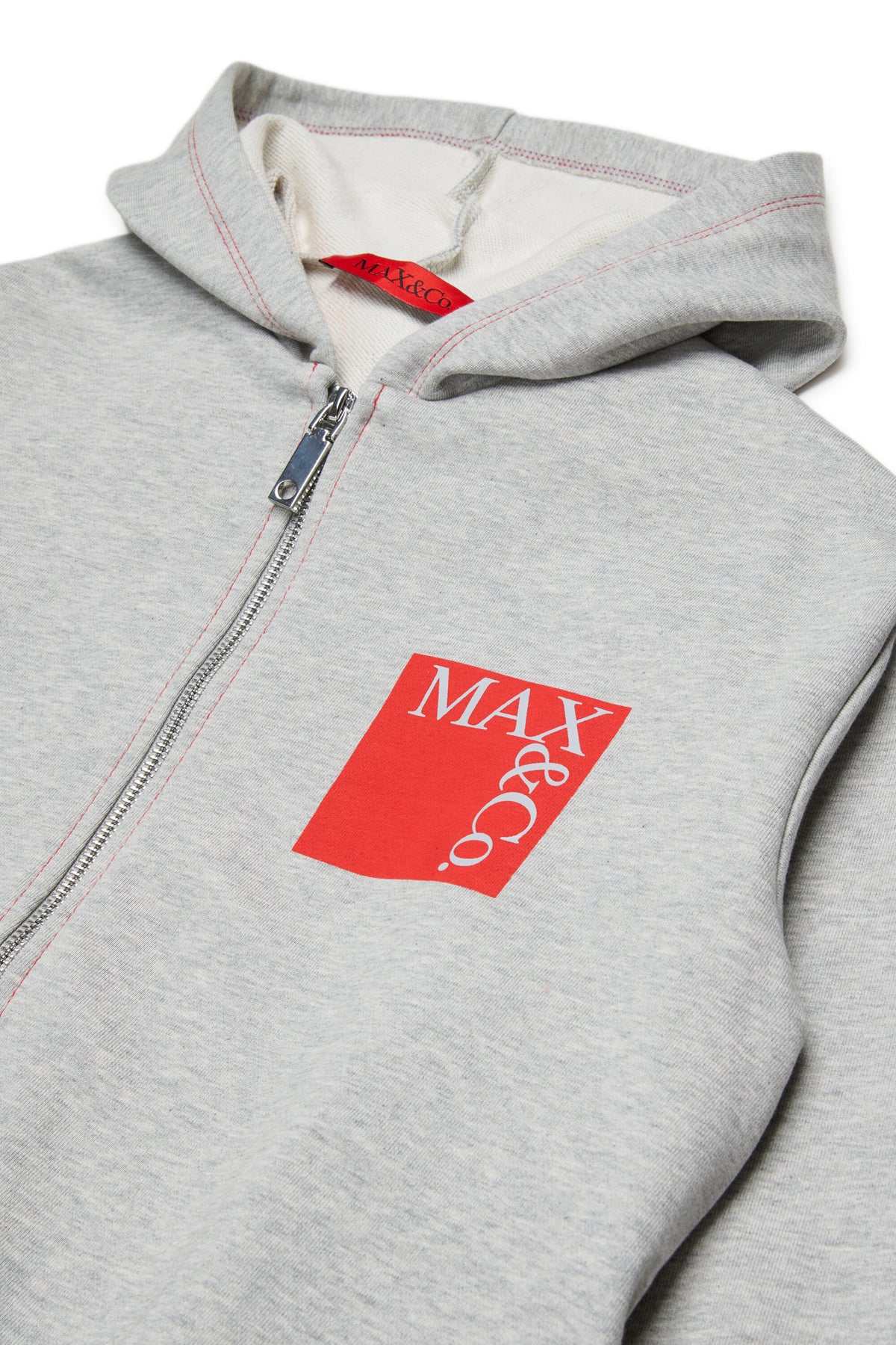 Sweatshirt mit Reißverschluss und Logo