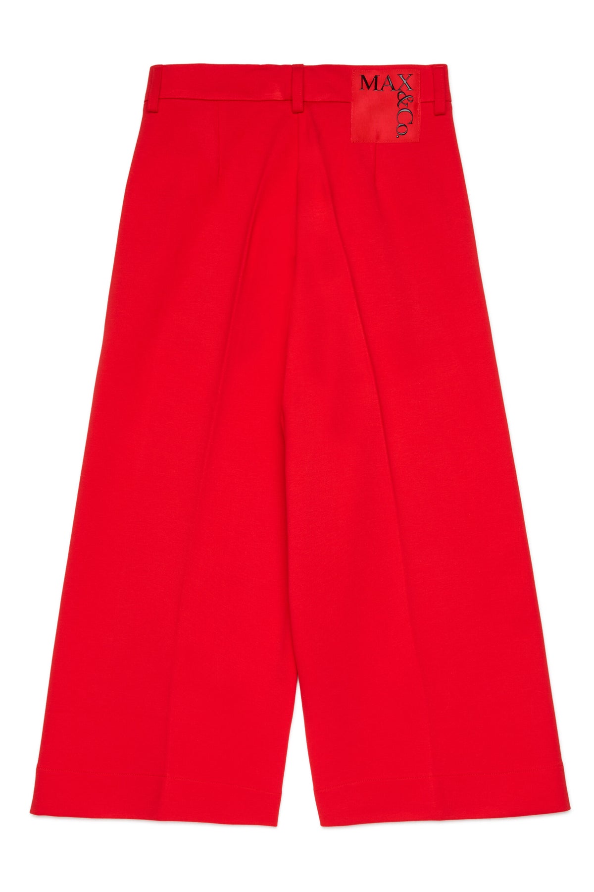 Pantalones palazzo con logo