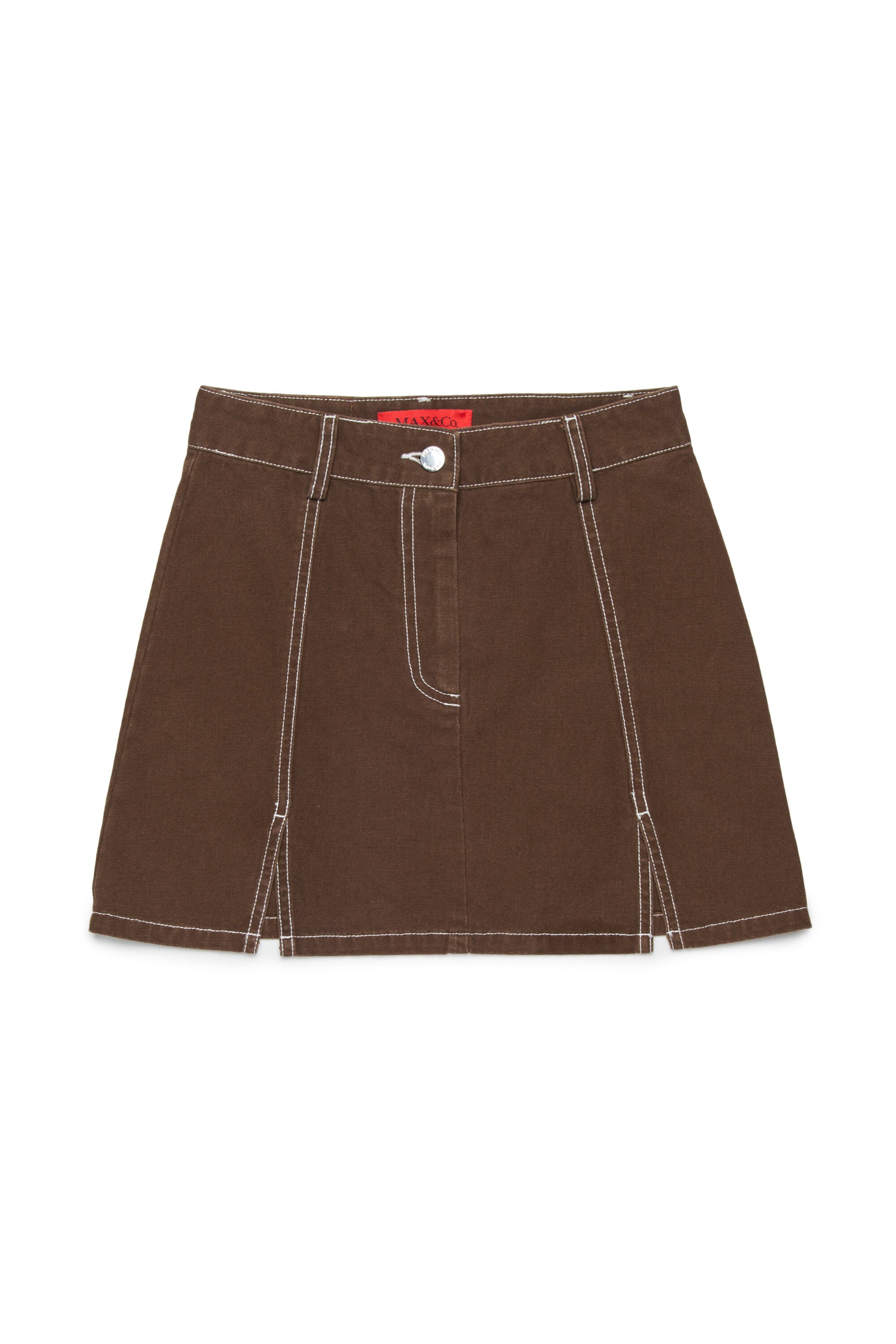 Short skirt with logo