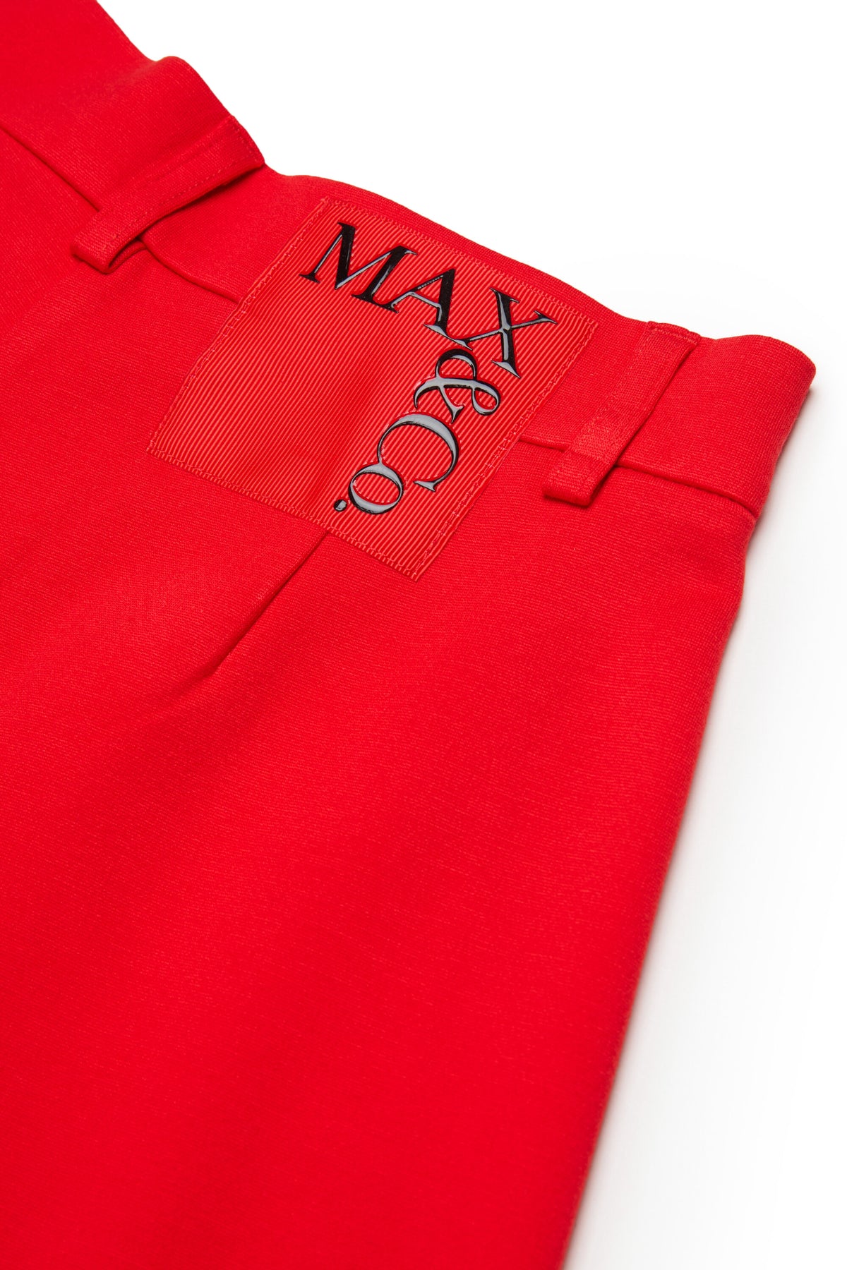 Formal shorts with logo on the back