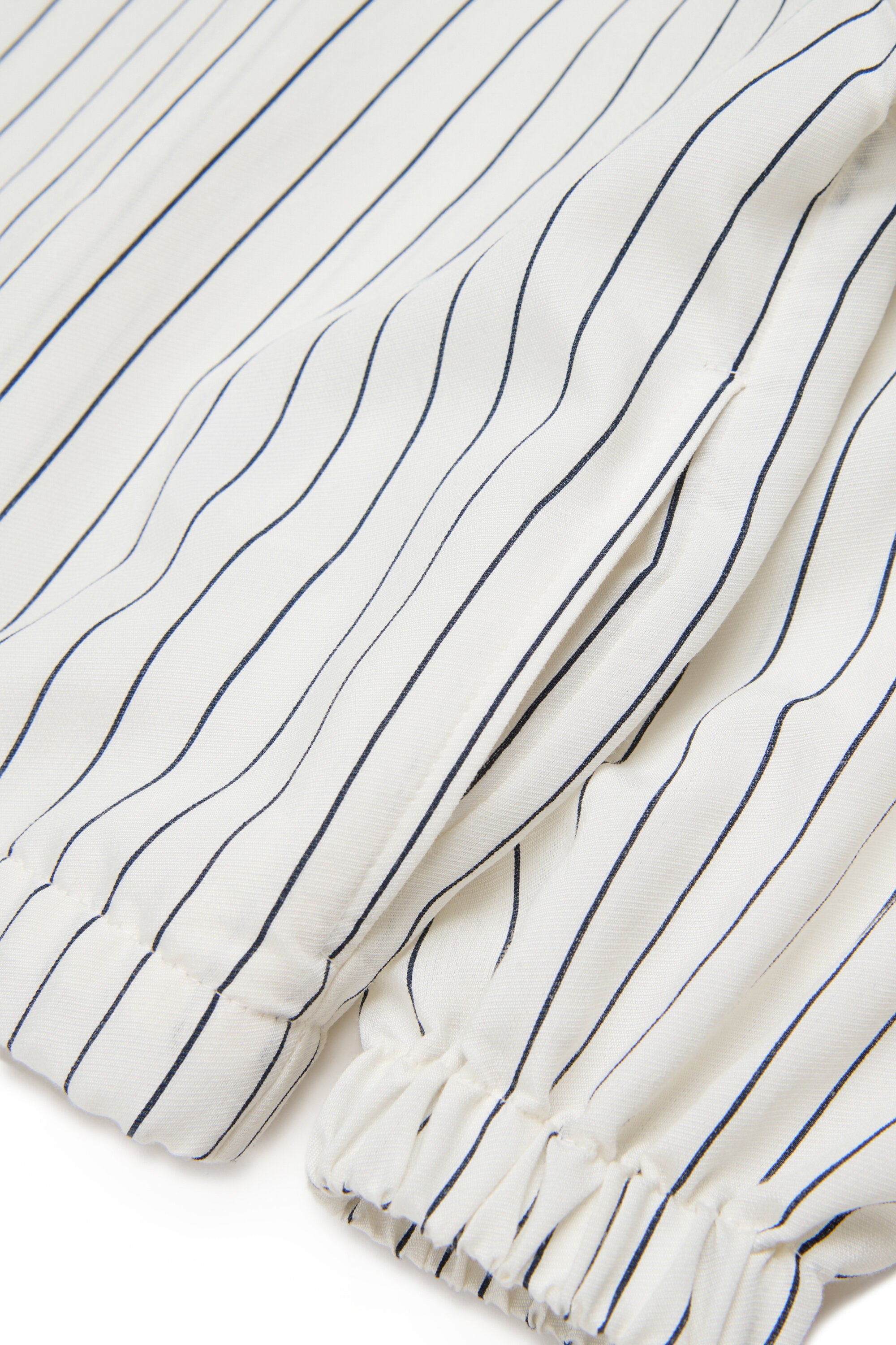 Giacca bomber a righe con logo