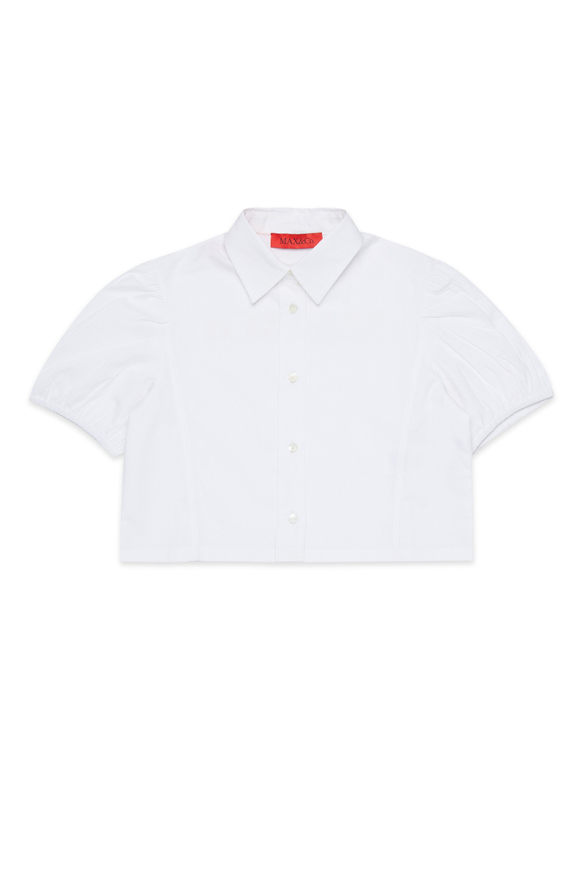 Short-sleeved shirt with logo
