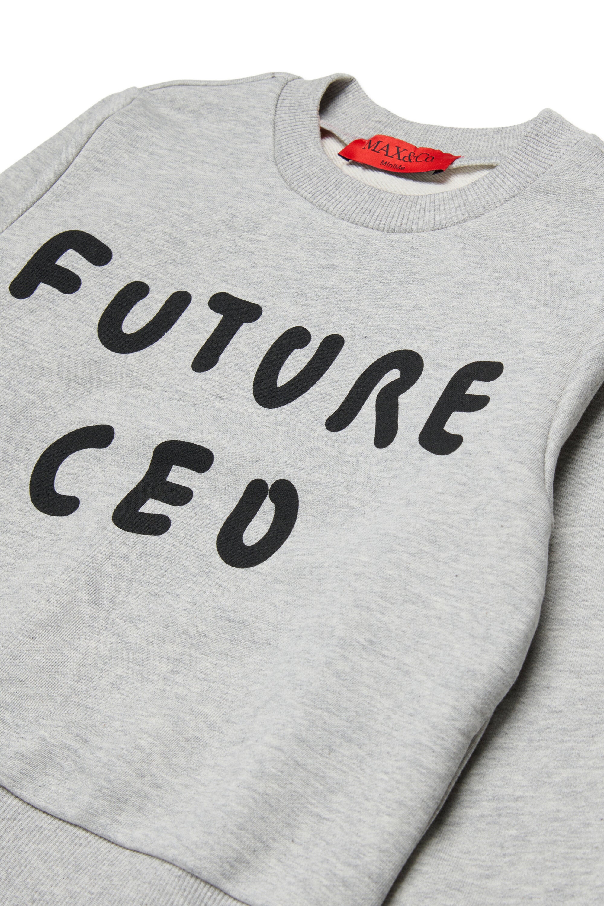 Sweat-shirt à col rond avec logo imprimé