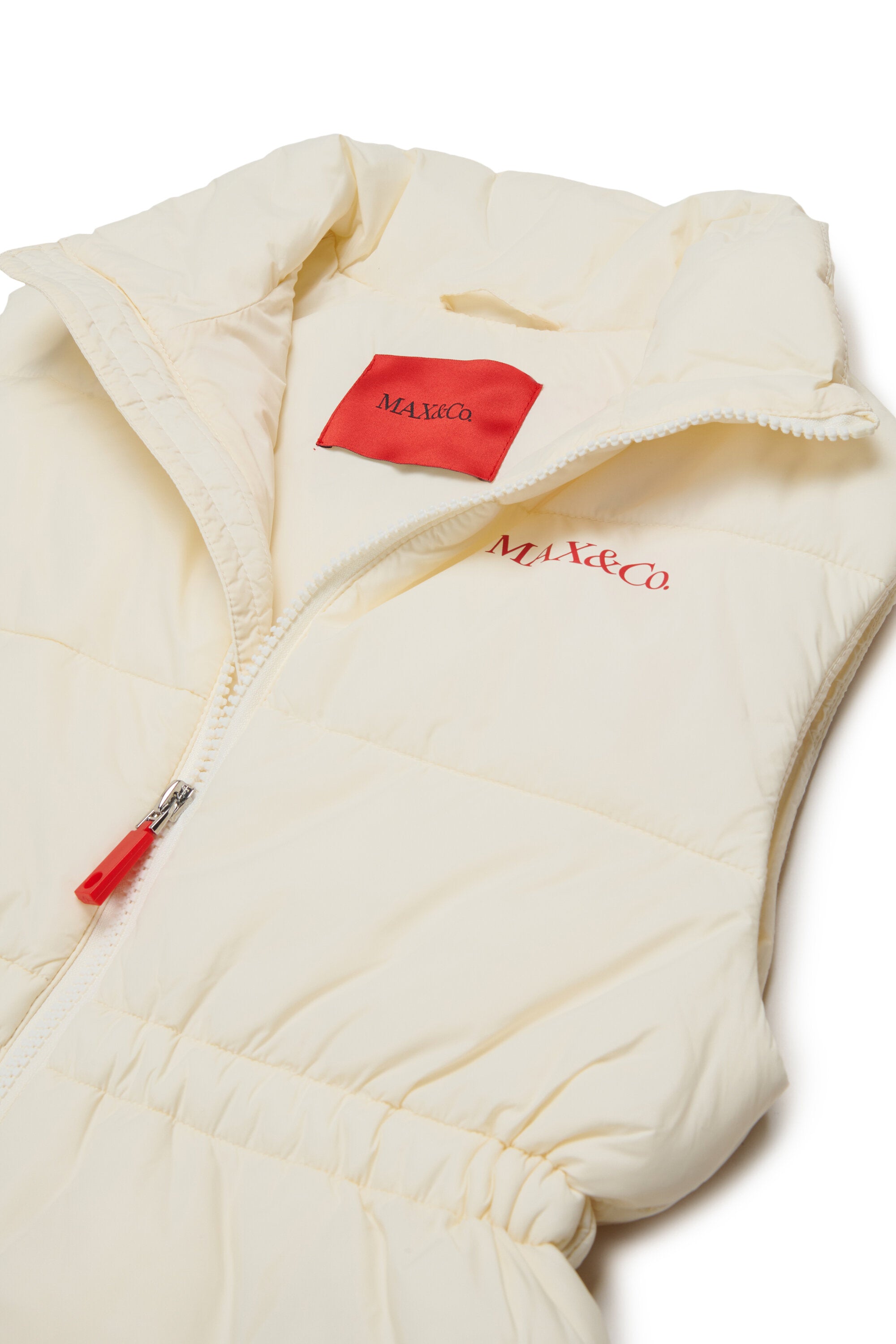 Chaleco acolchado con logo