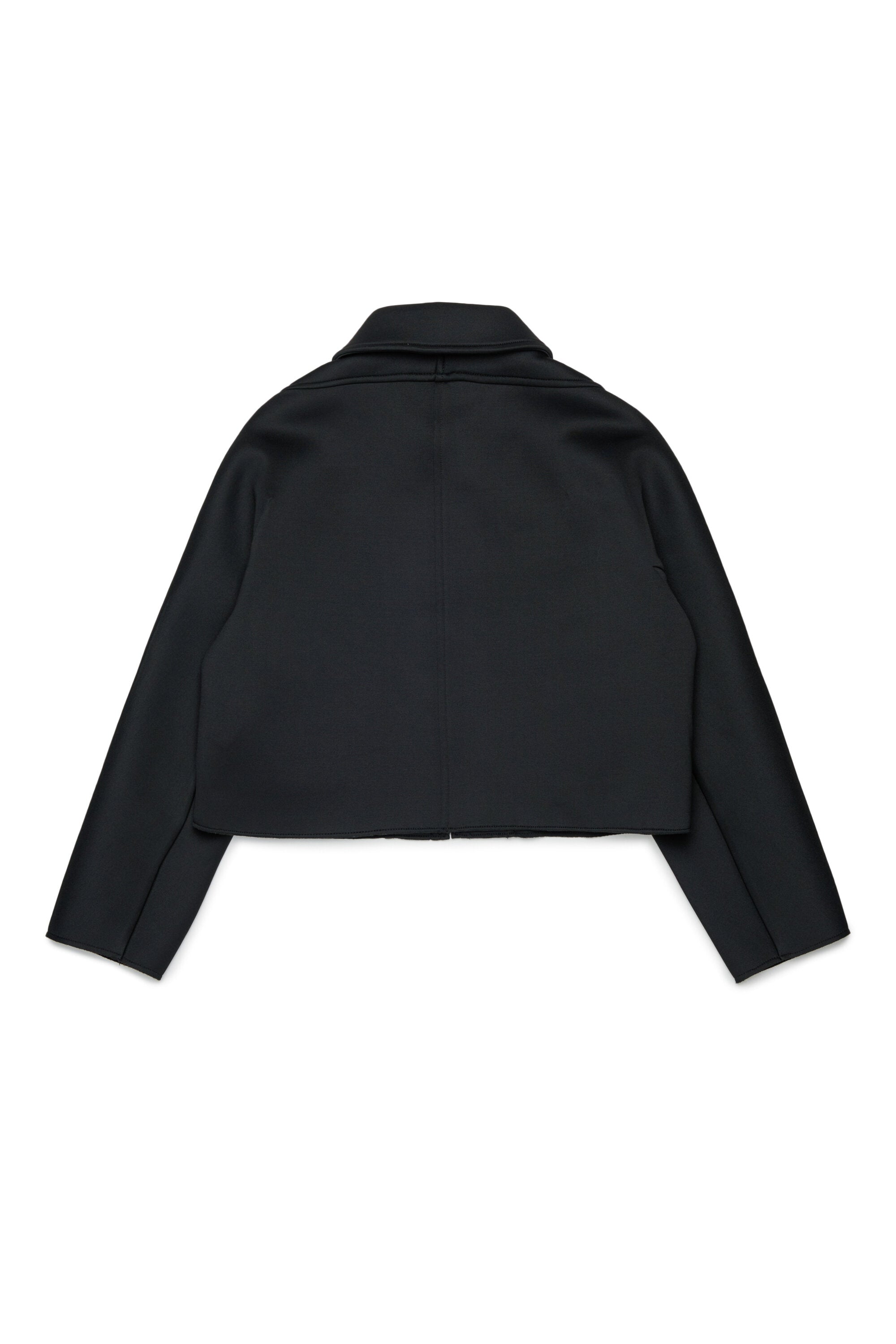 Kurze Jacke mit aufgedrucktem Logo
