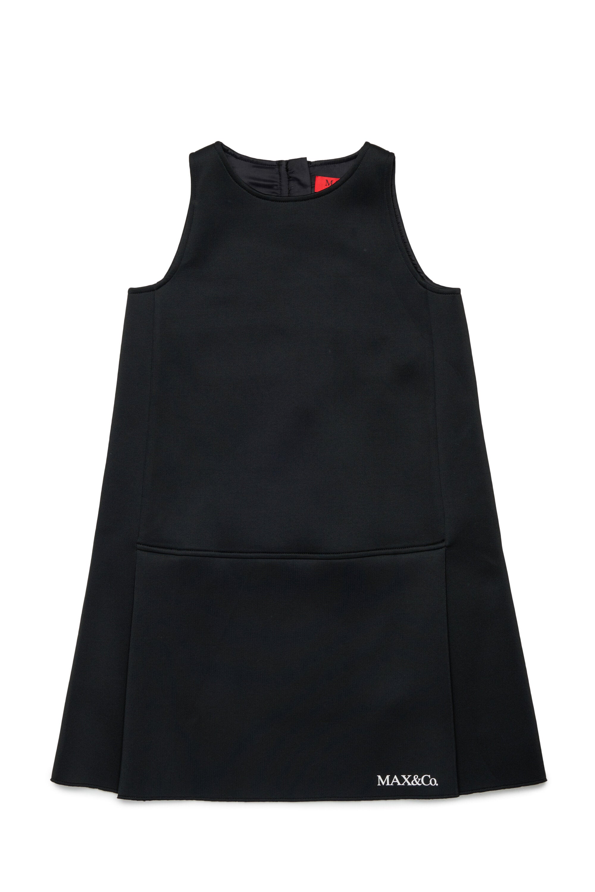 Ärmelloses Kleid mit Logo