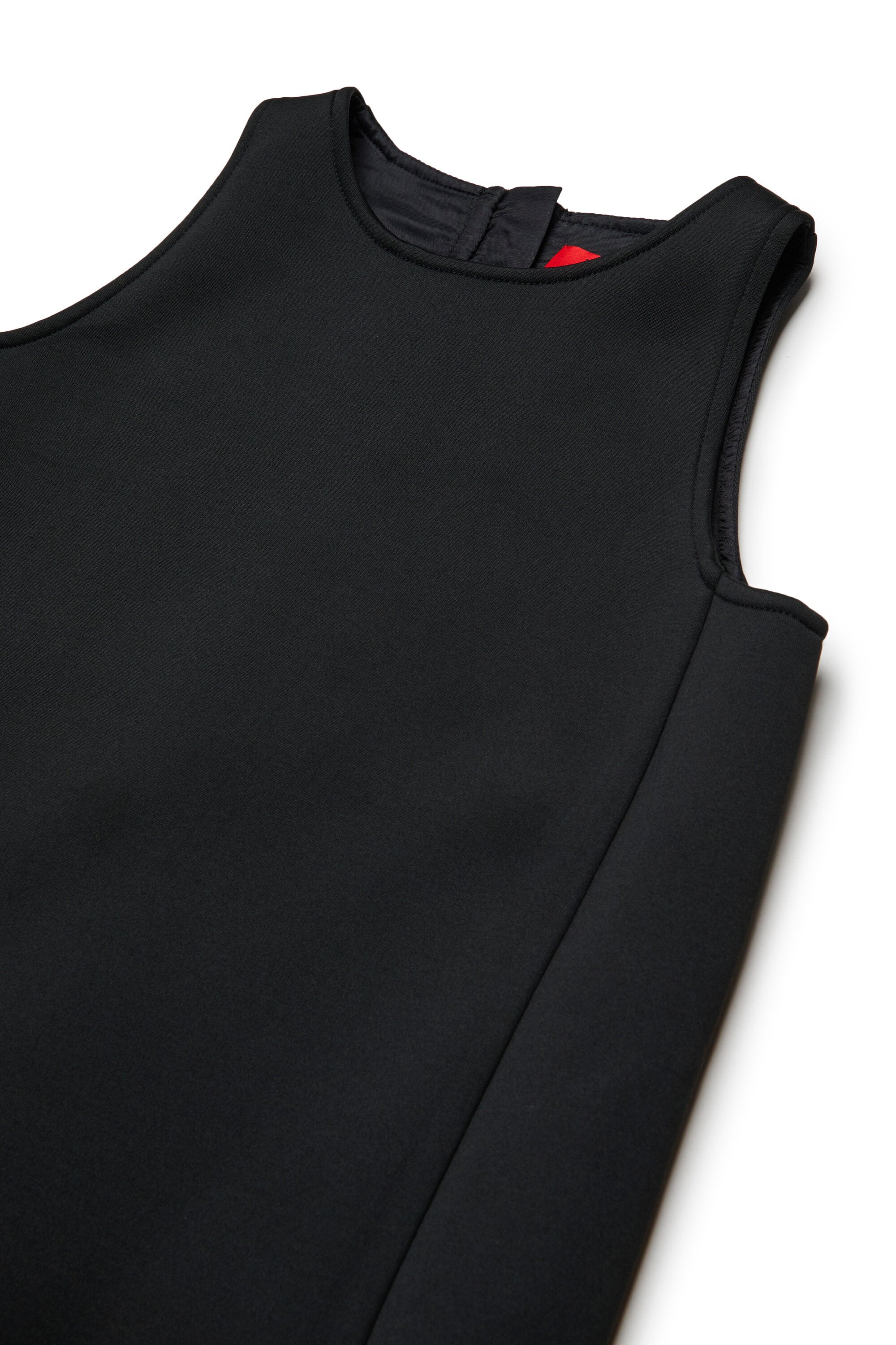 Ärmelloses Kleid mit Logo