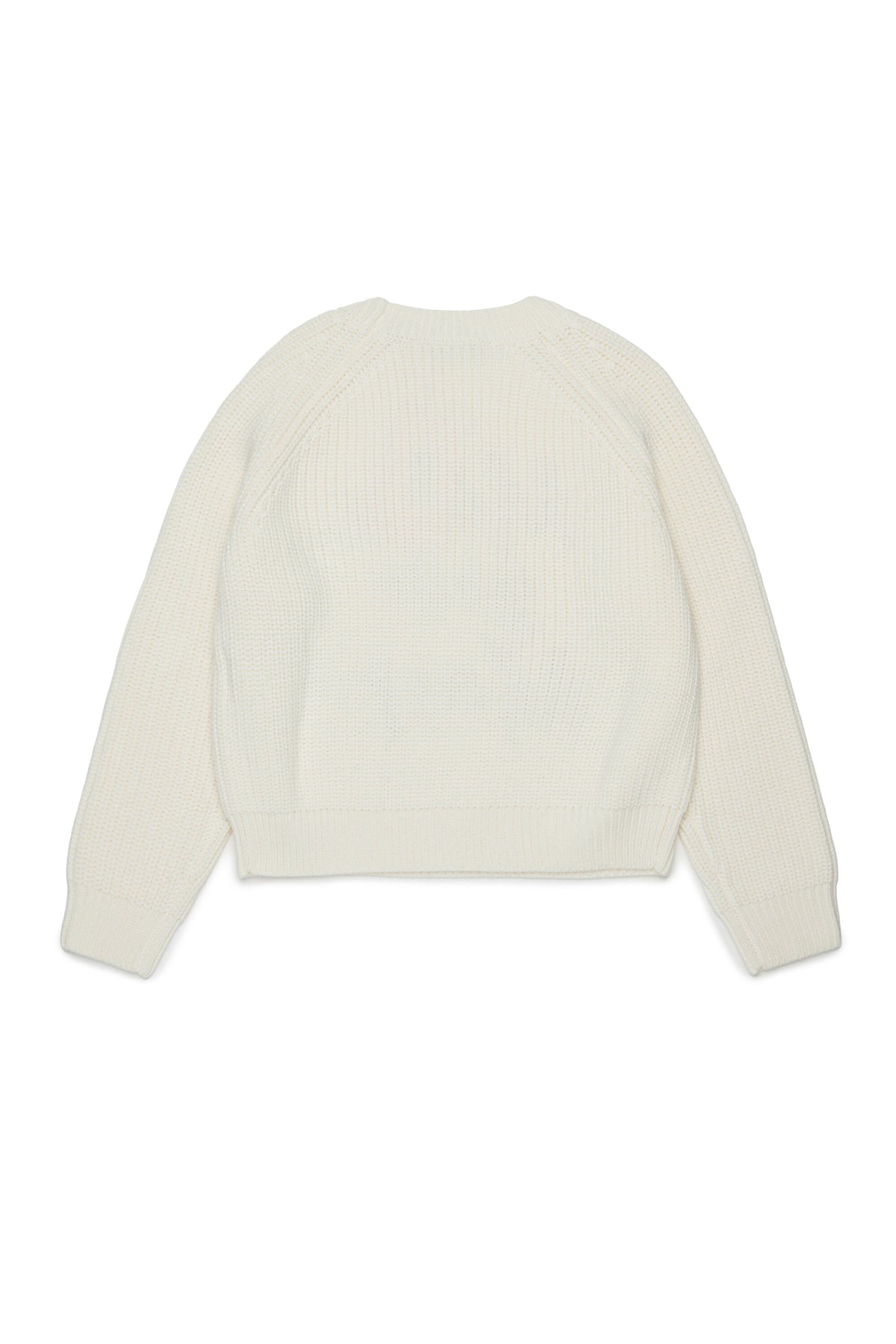 Crew-neck pullover with front lettering