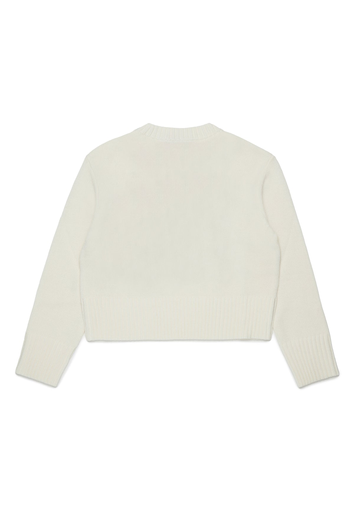 Rundhals-Pullover mit Logo
