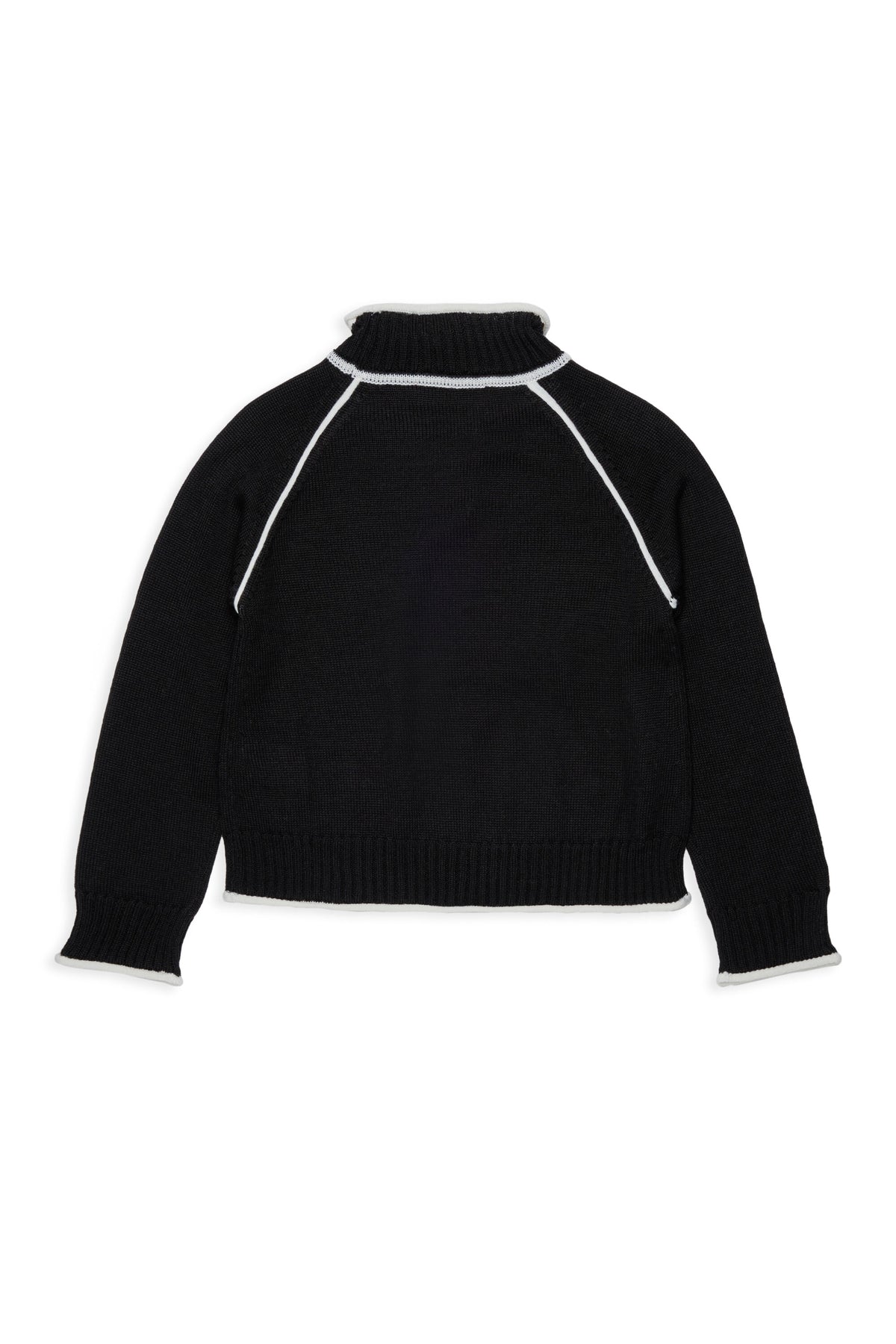 Pullover collo alto con logo