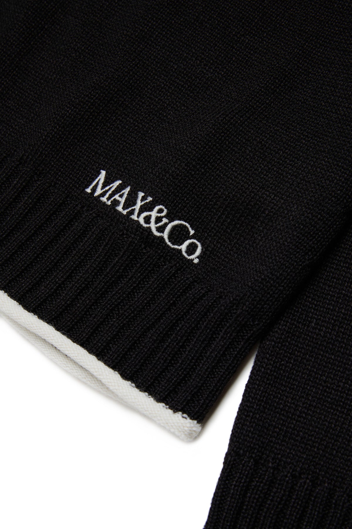 Pullover collo alto con logo