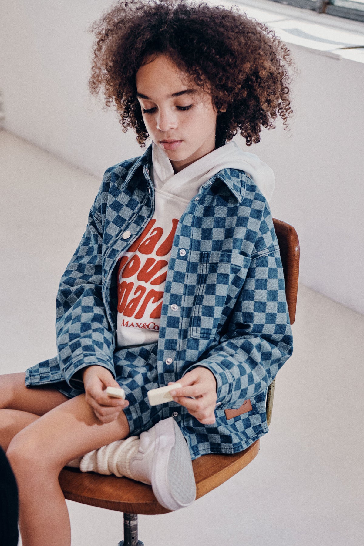 Sudadera con estampado delantero