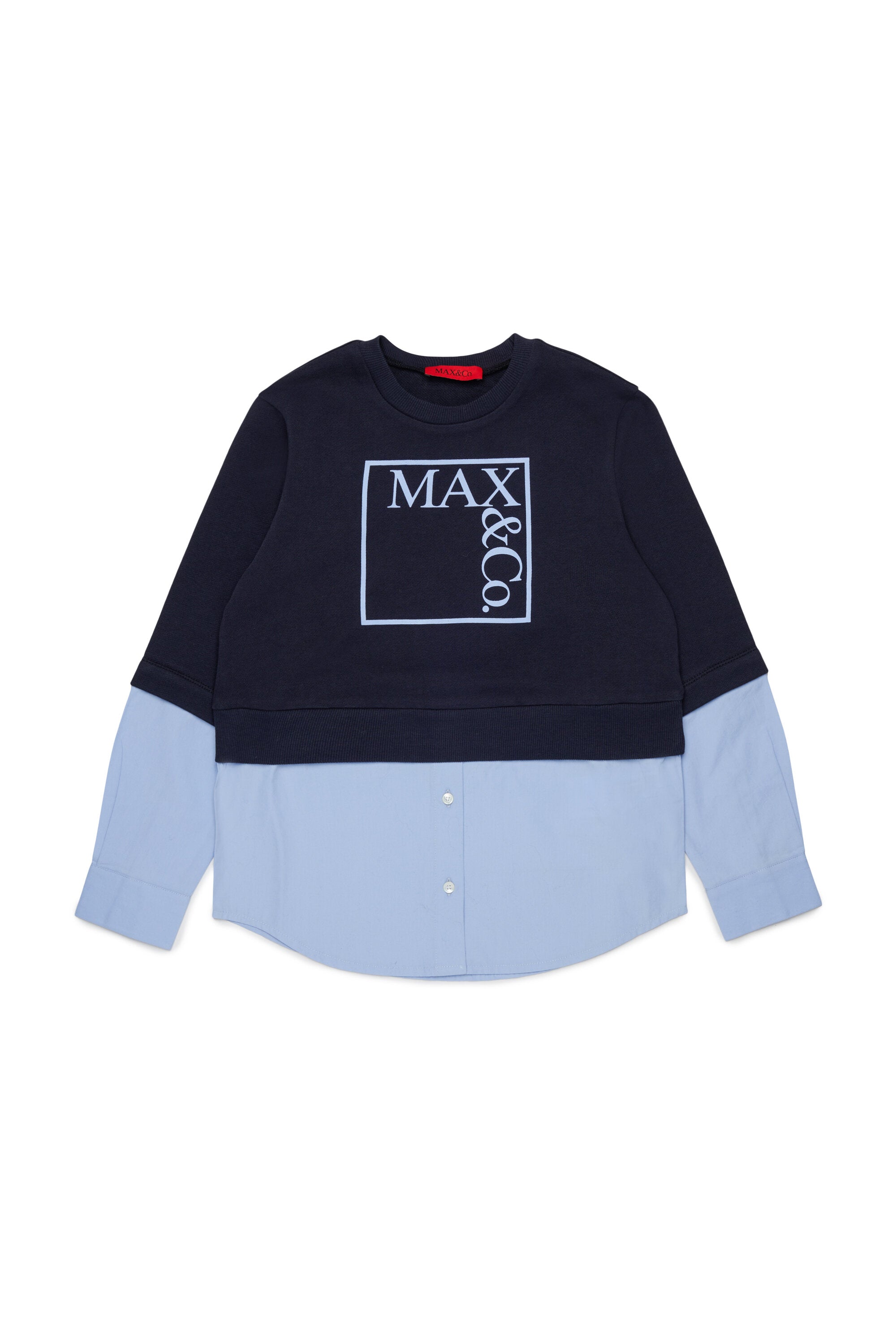 Sweat-shirt col rond avec logo