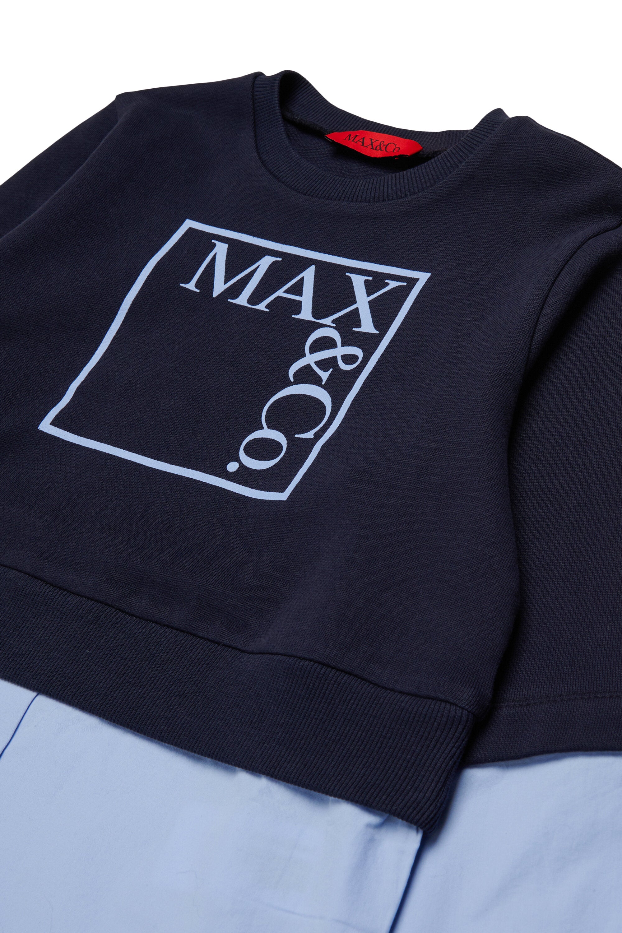 Sweat-shirt col rond avec logo