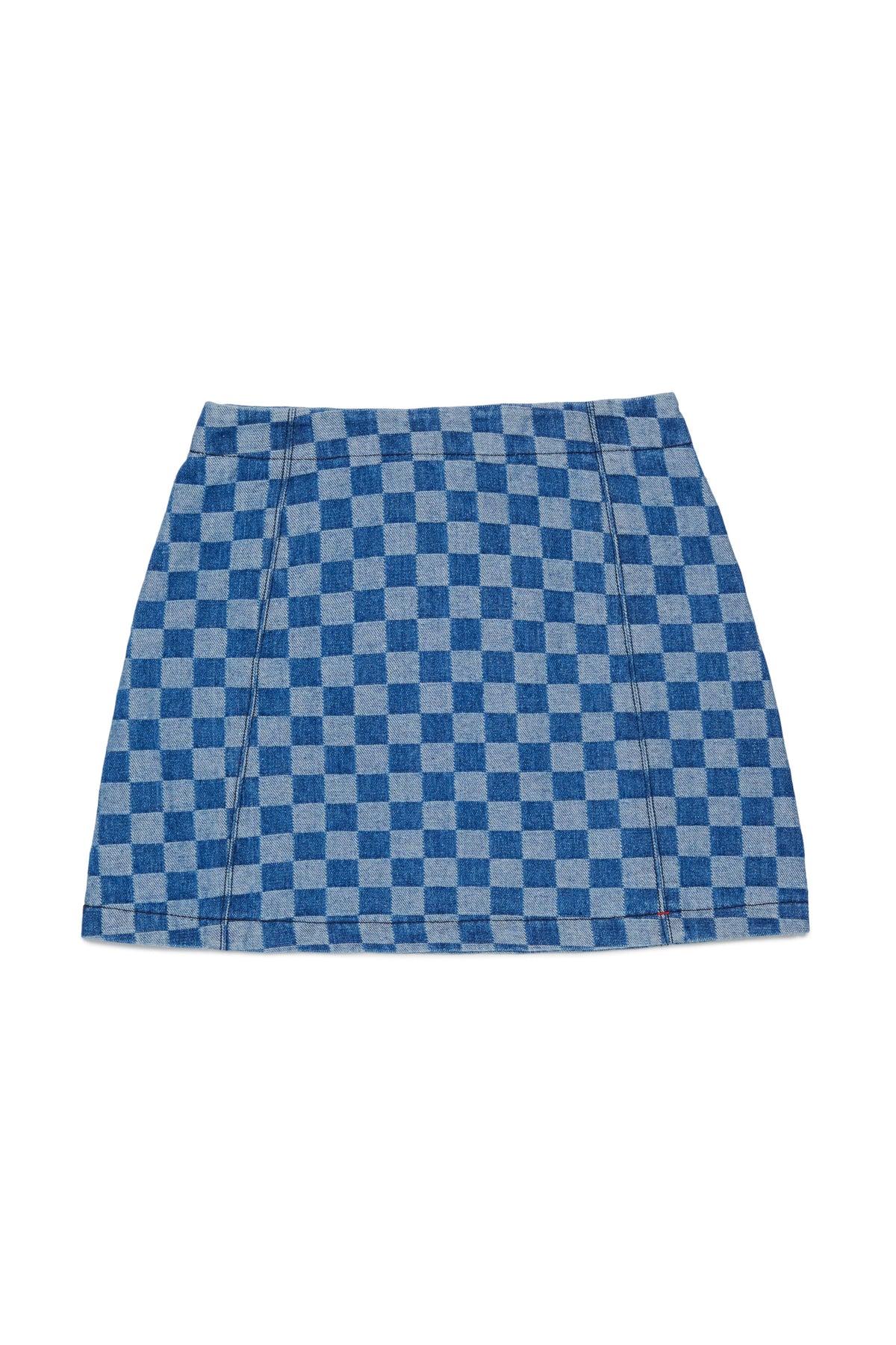 Falda de cuadros con logo
