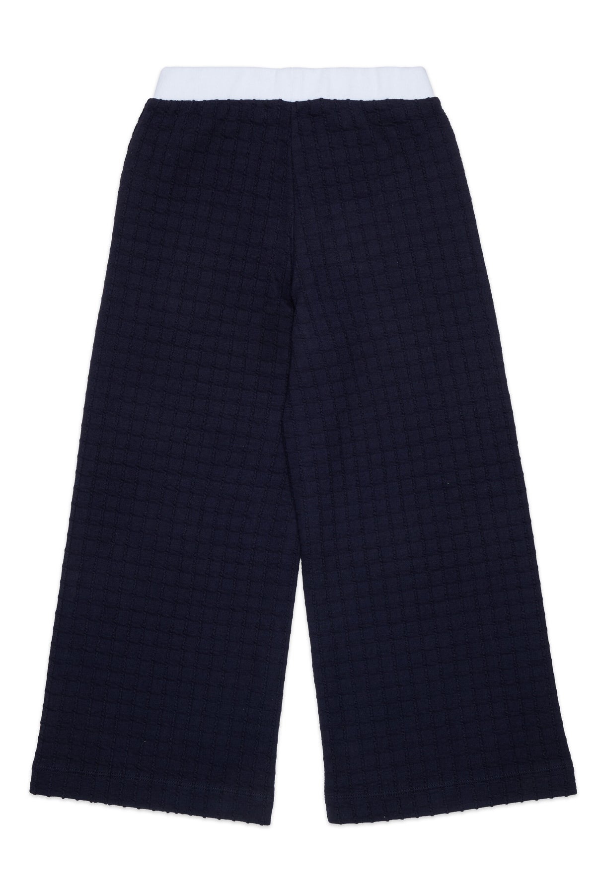 Pantalon jacquard avec logo appliqué