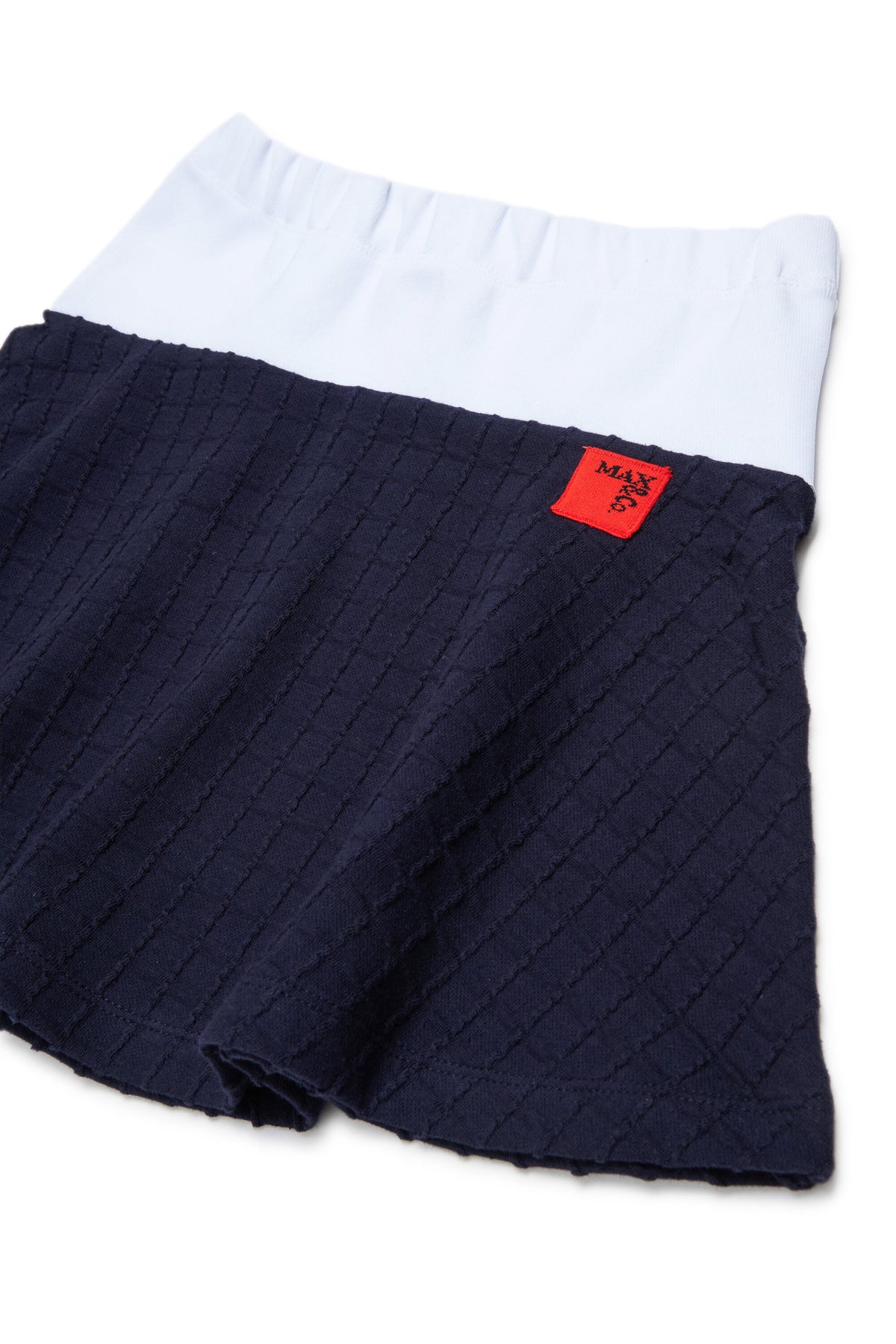 Gonna corta con fascia elastica e logo
