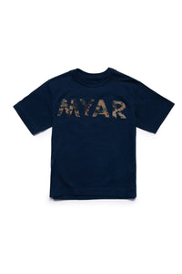 Deadstock fabric t-shirt with MYAR logo
