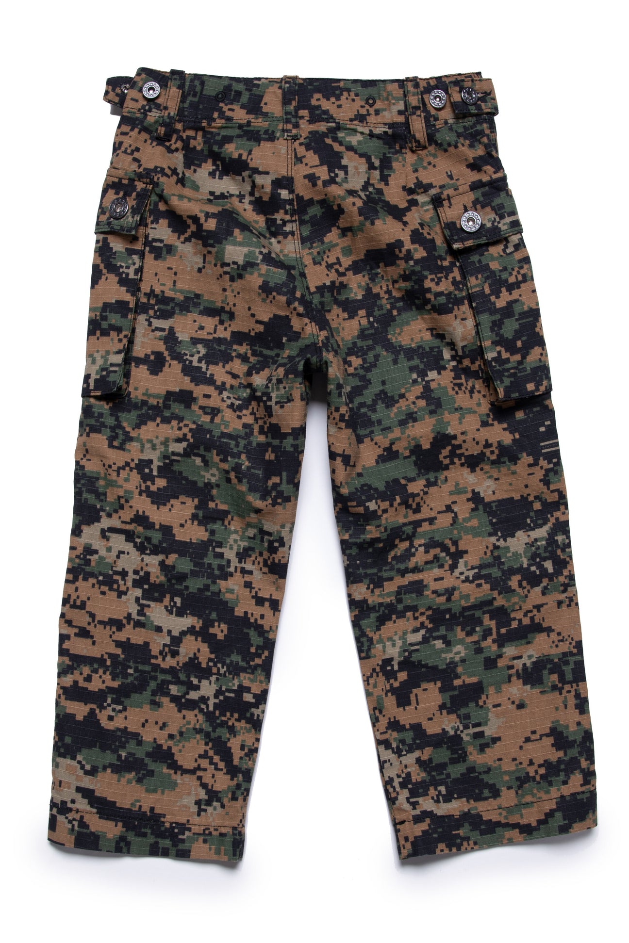 Pantalone camouflage cargo in tessuto deadstock  Pantalone camouflage cargo in tessuto deadstock 