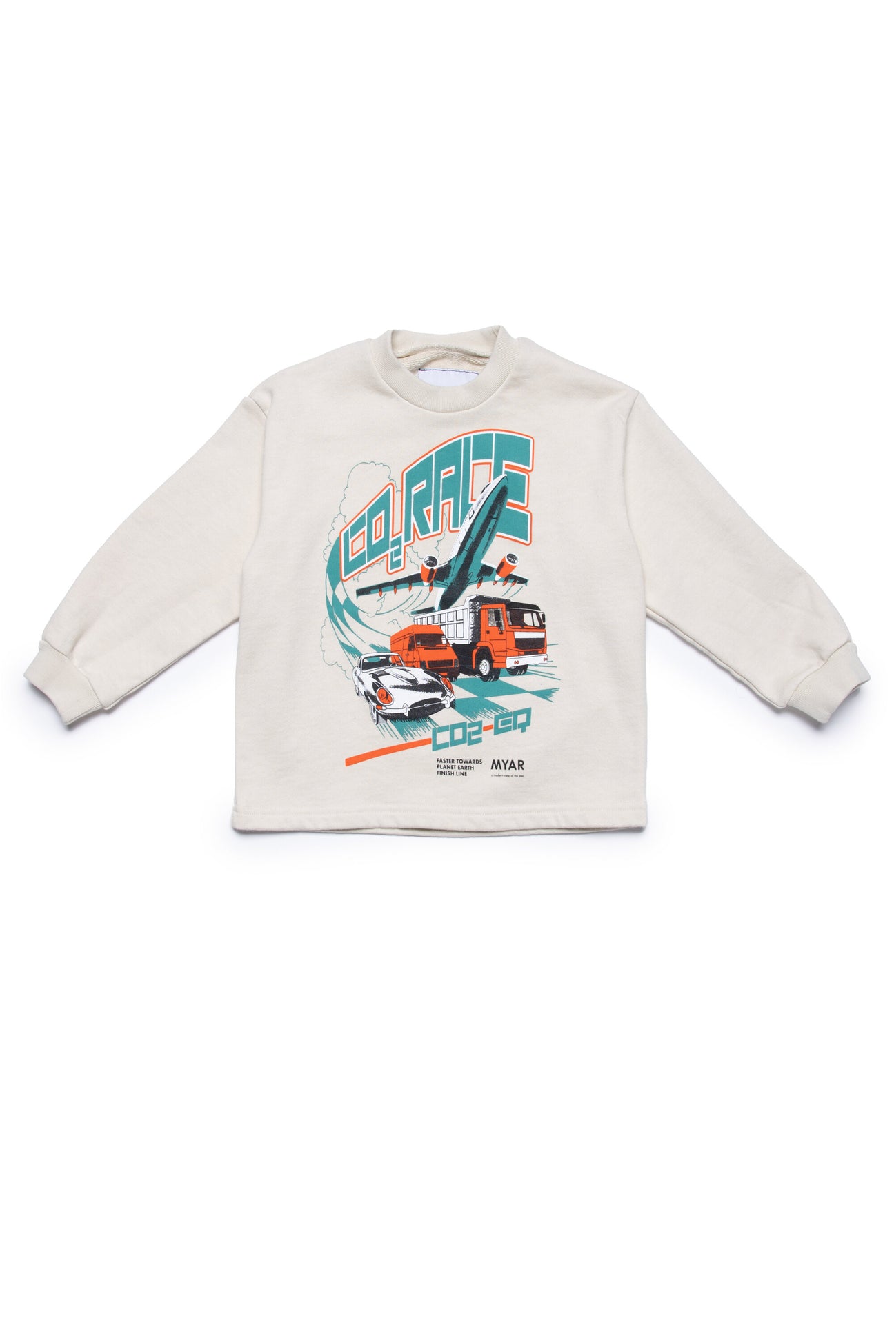 Deadstock cotton sweatshirt with graphic print 