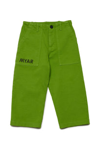 Pantalone utility con logo MYAR