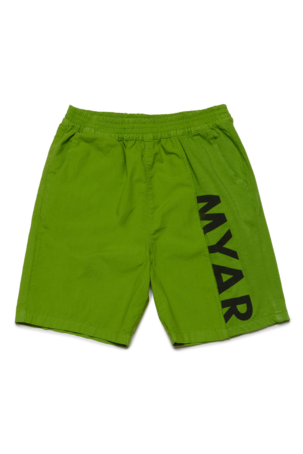 Shorts in tessuto deadstock con logo MYAR