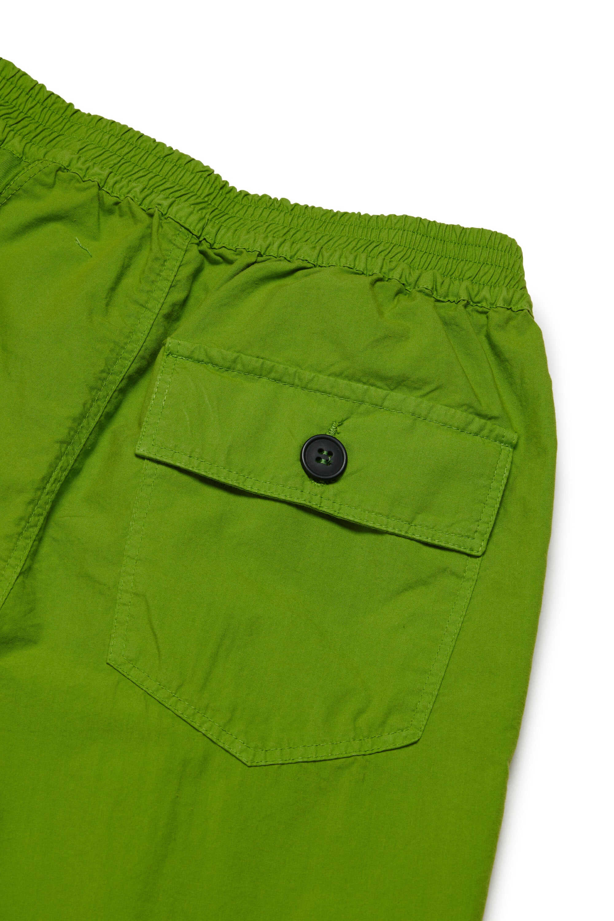 Shorts in tessuto deadstock con logo MYAR