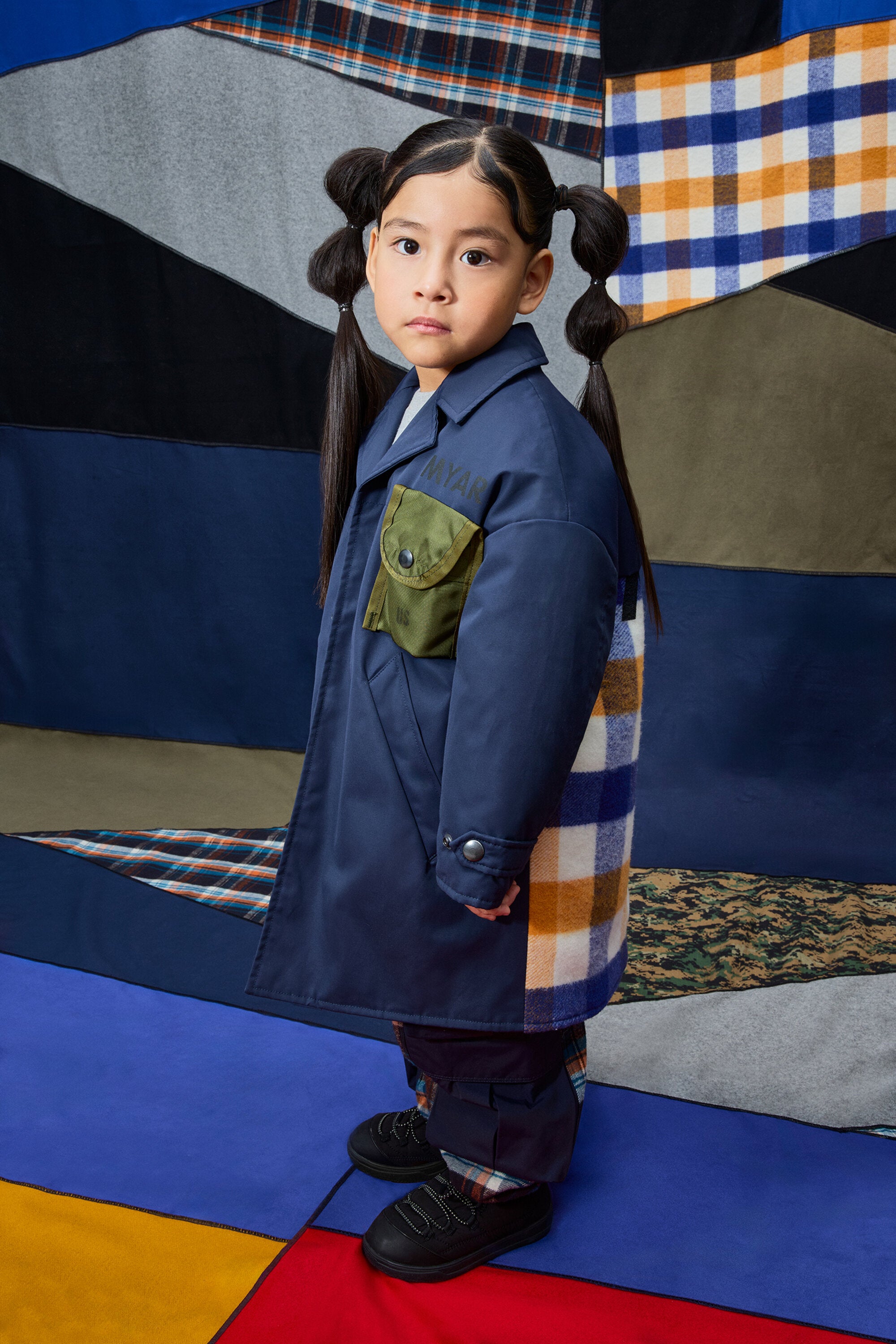 Trench mit Kompass-Tasche