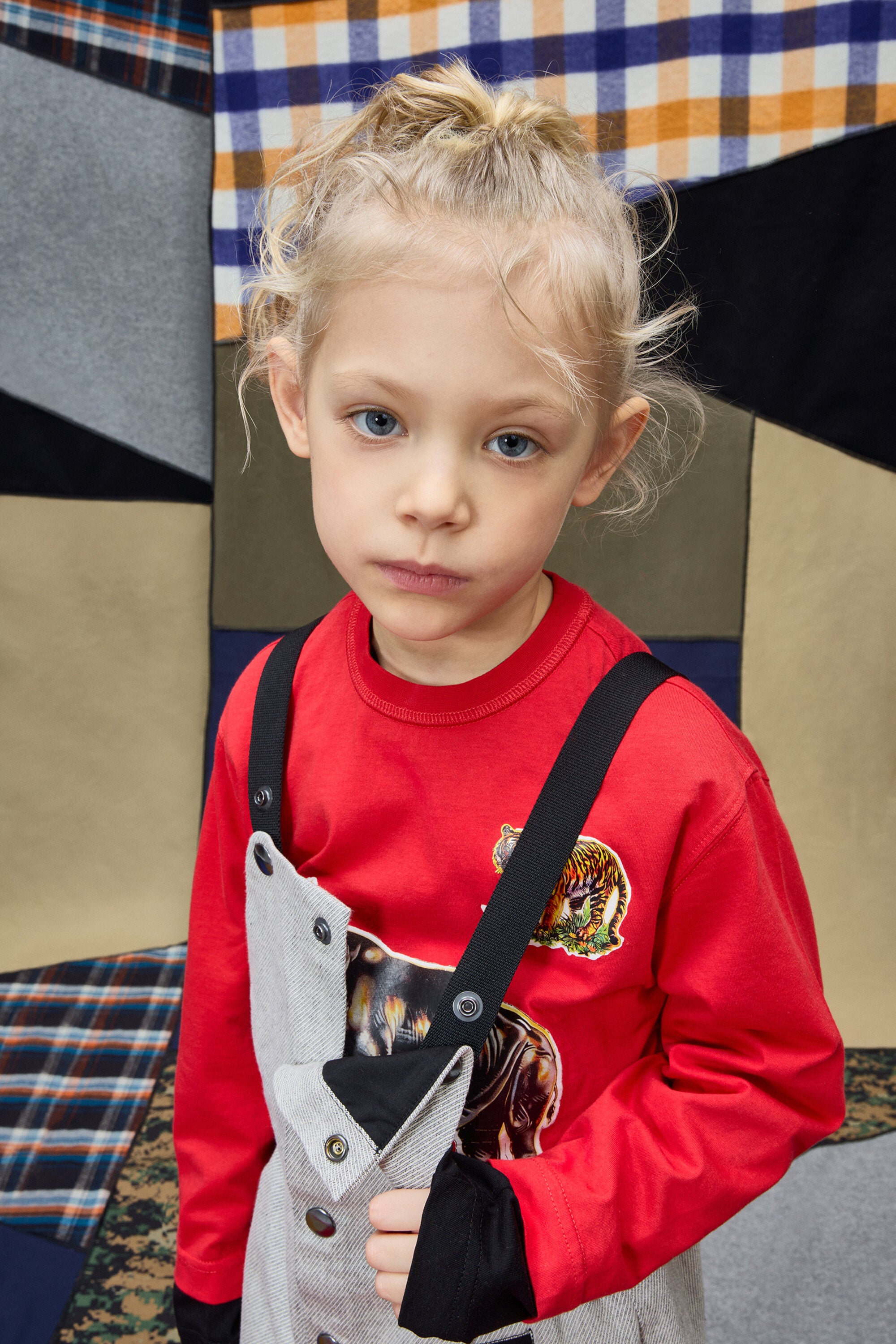 Langarm-T-Shirt mit Endangered Animal Graphic Print