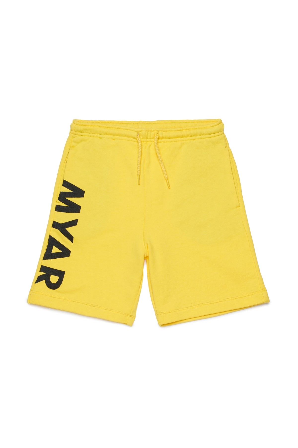 Fleece shorts with logo