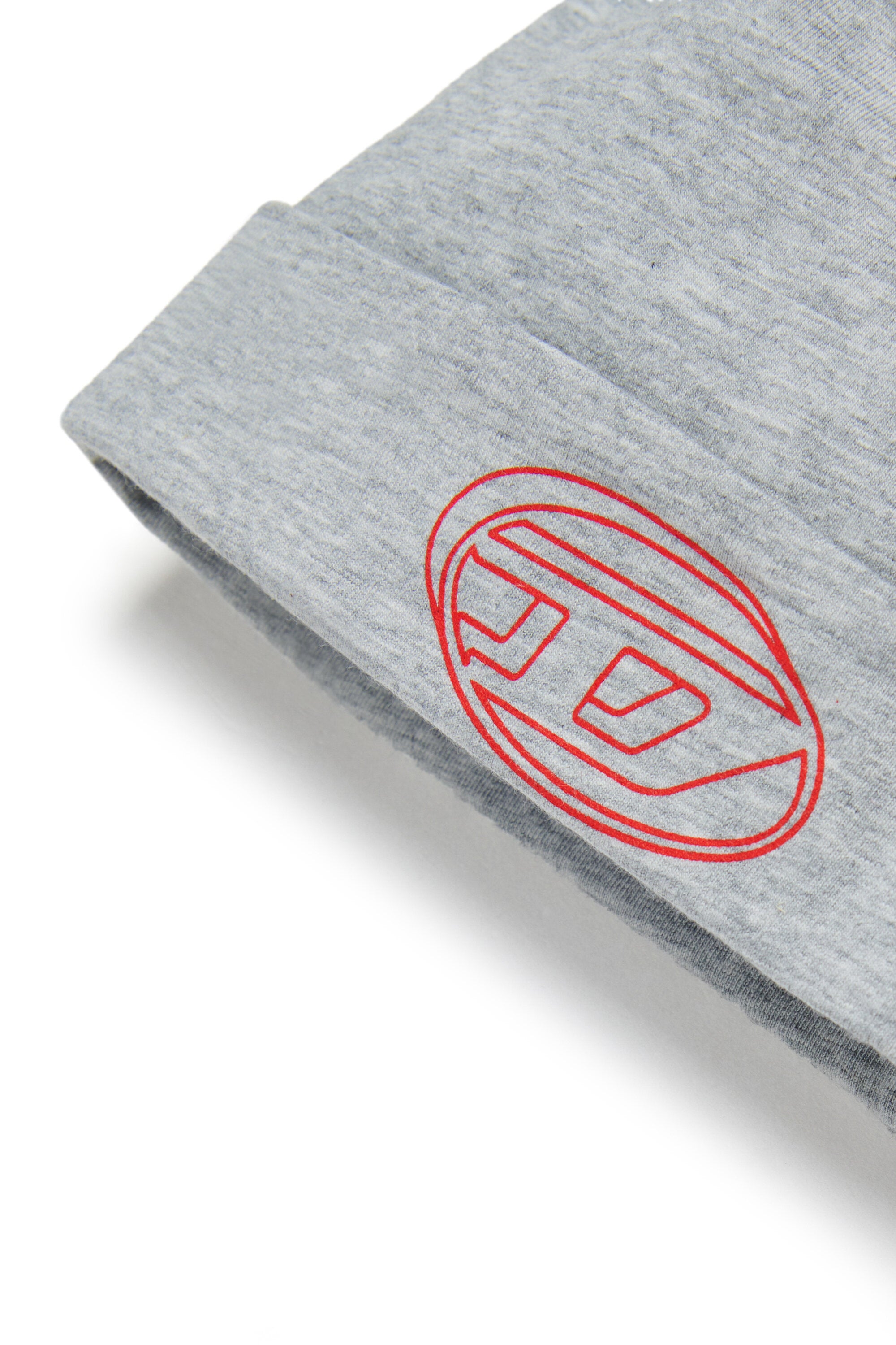 Gorro de jersey elástico con logotipo Oval D