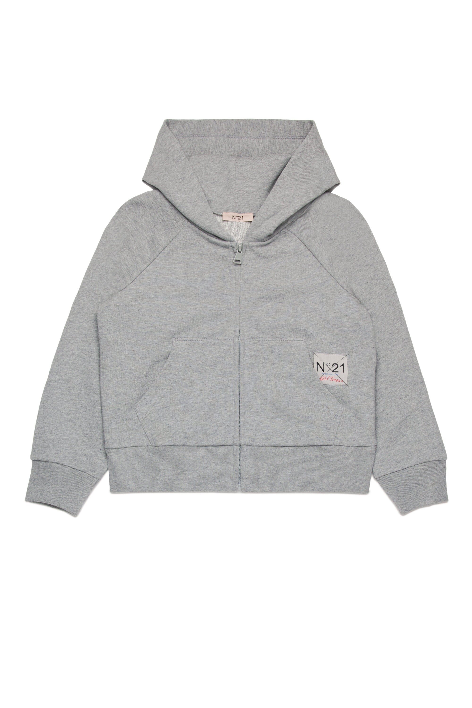 Sweat-shirt entièrement zippé avec palmier à paillettes