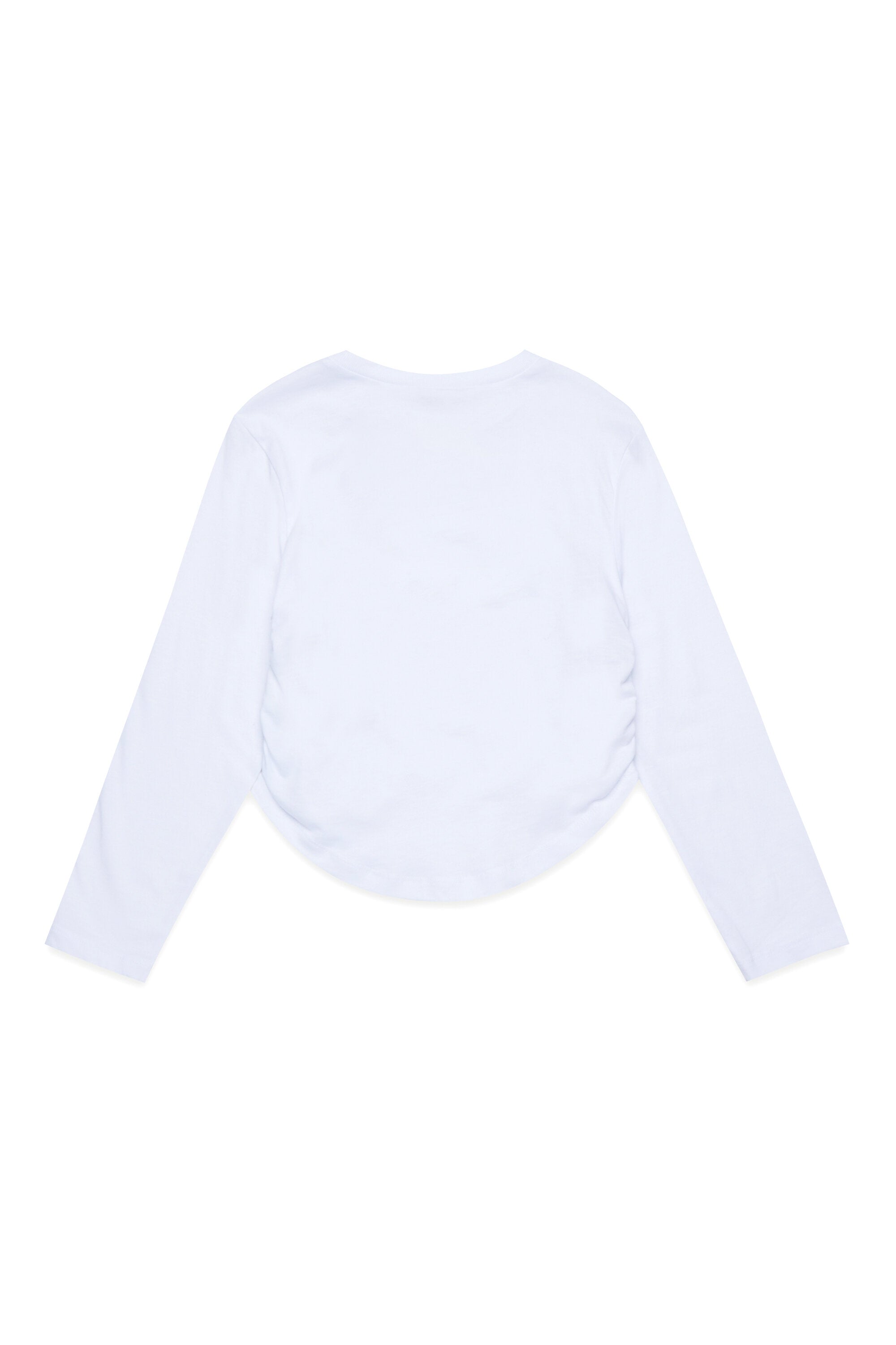 T-shirt manica lunga in jersey con grafica multicolore