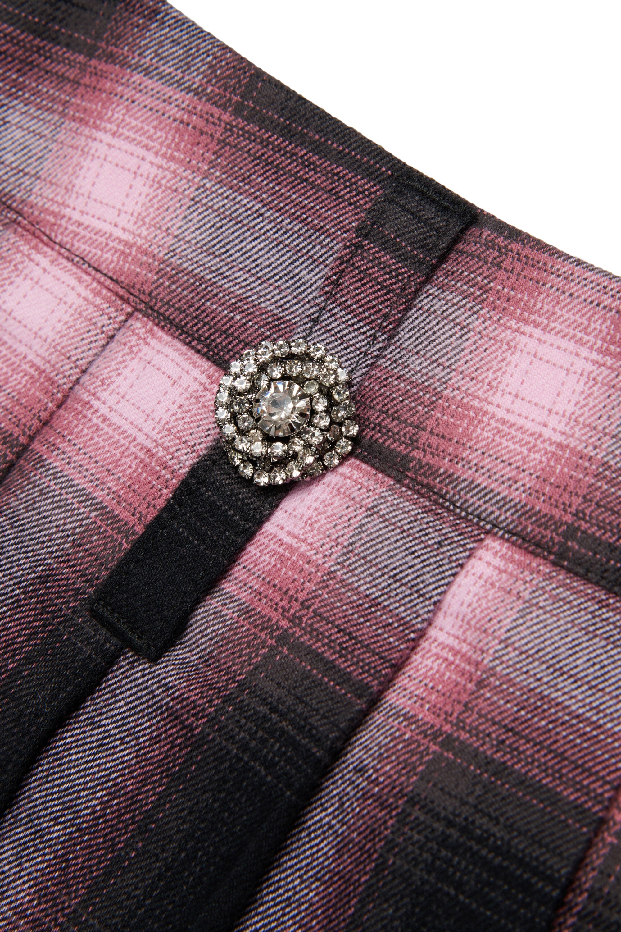 Minijupe à carreaux en flanelle