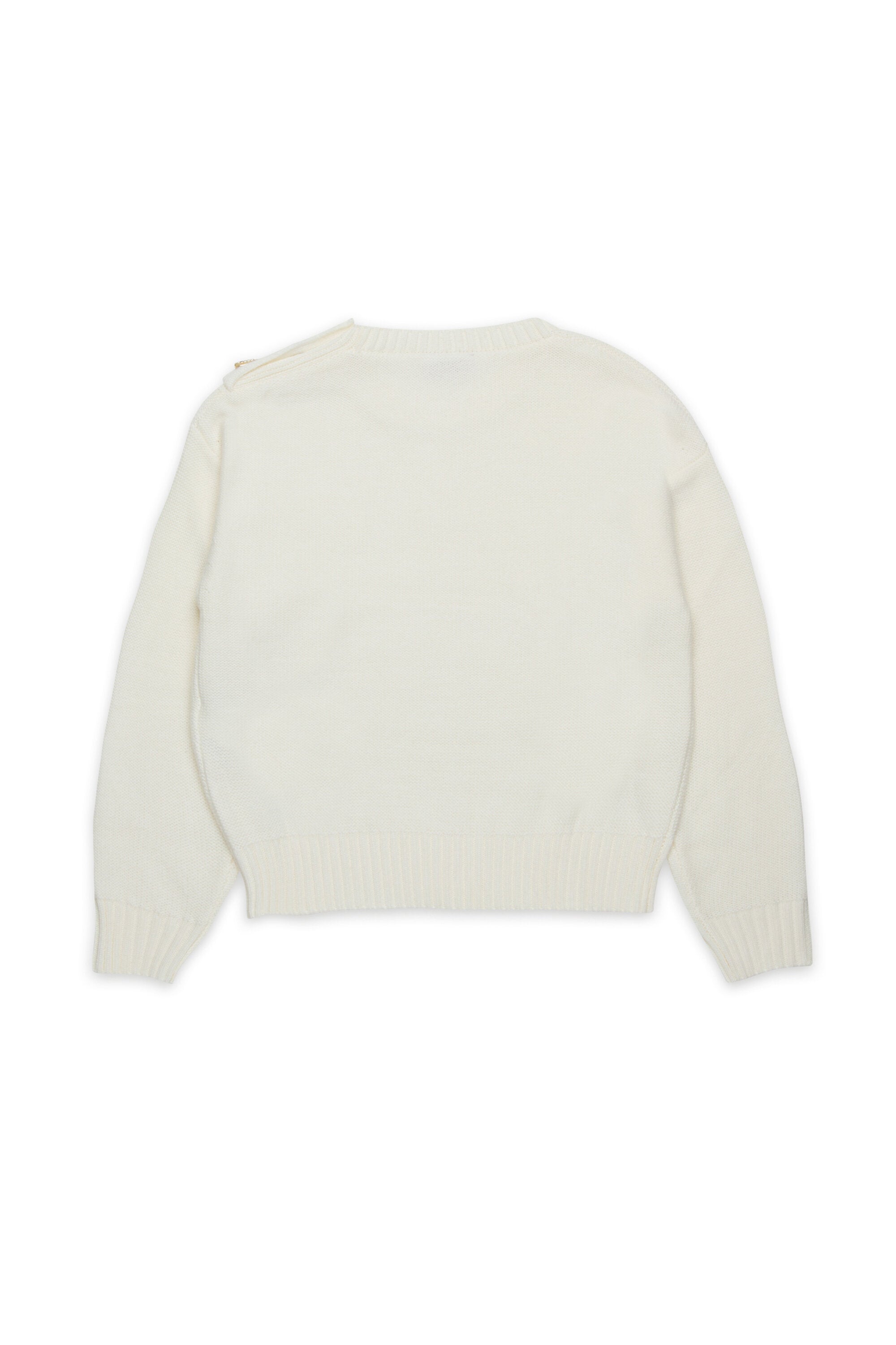 Pull en laine mélangée avec boutons bijoux