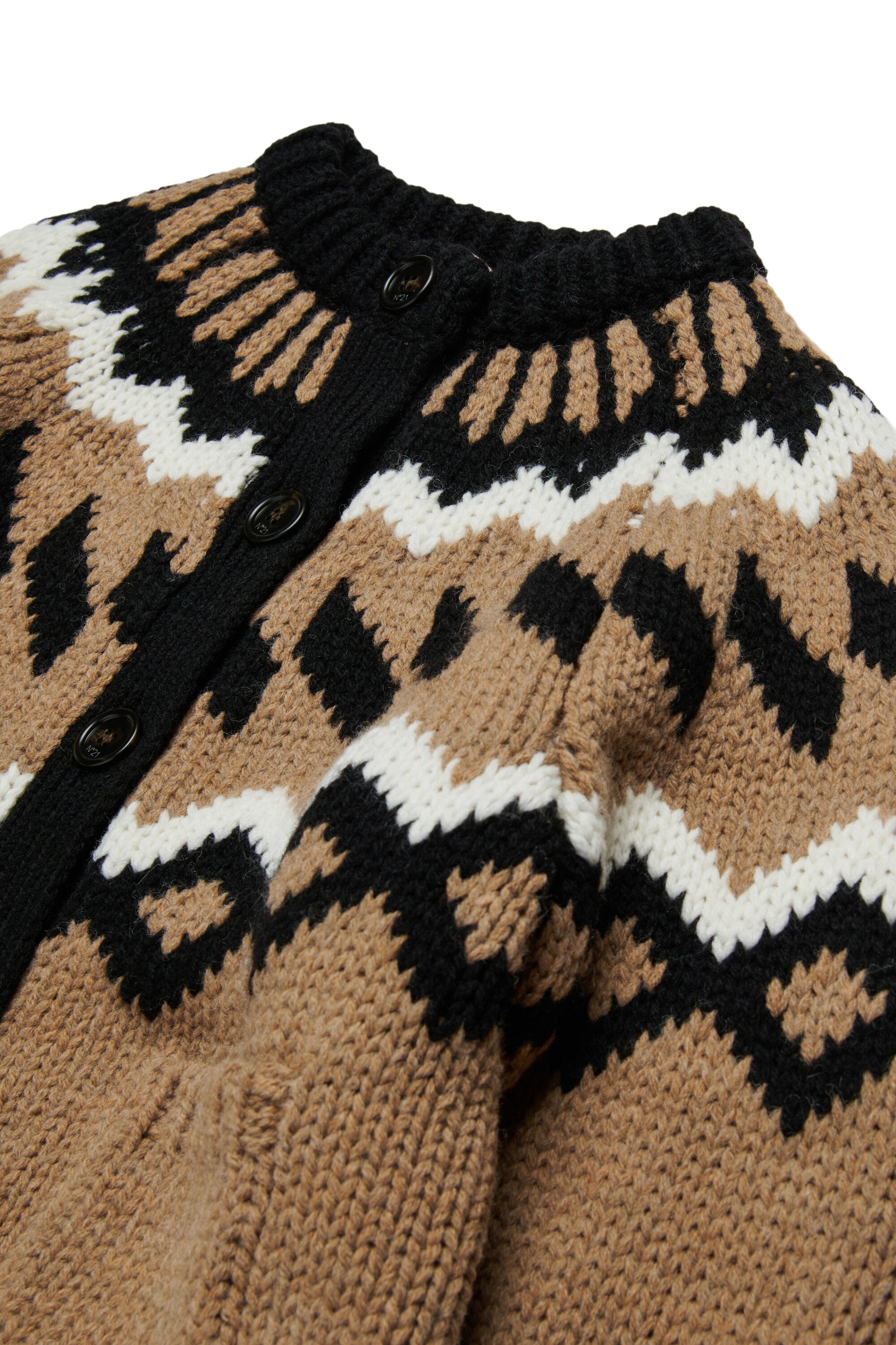 Cardigan oversize en laine norvégienne