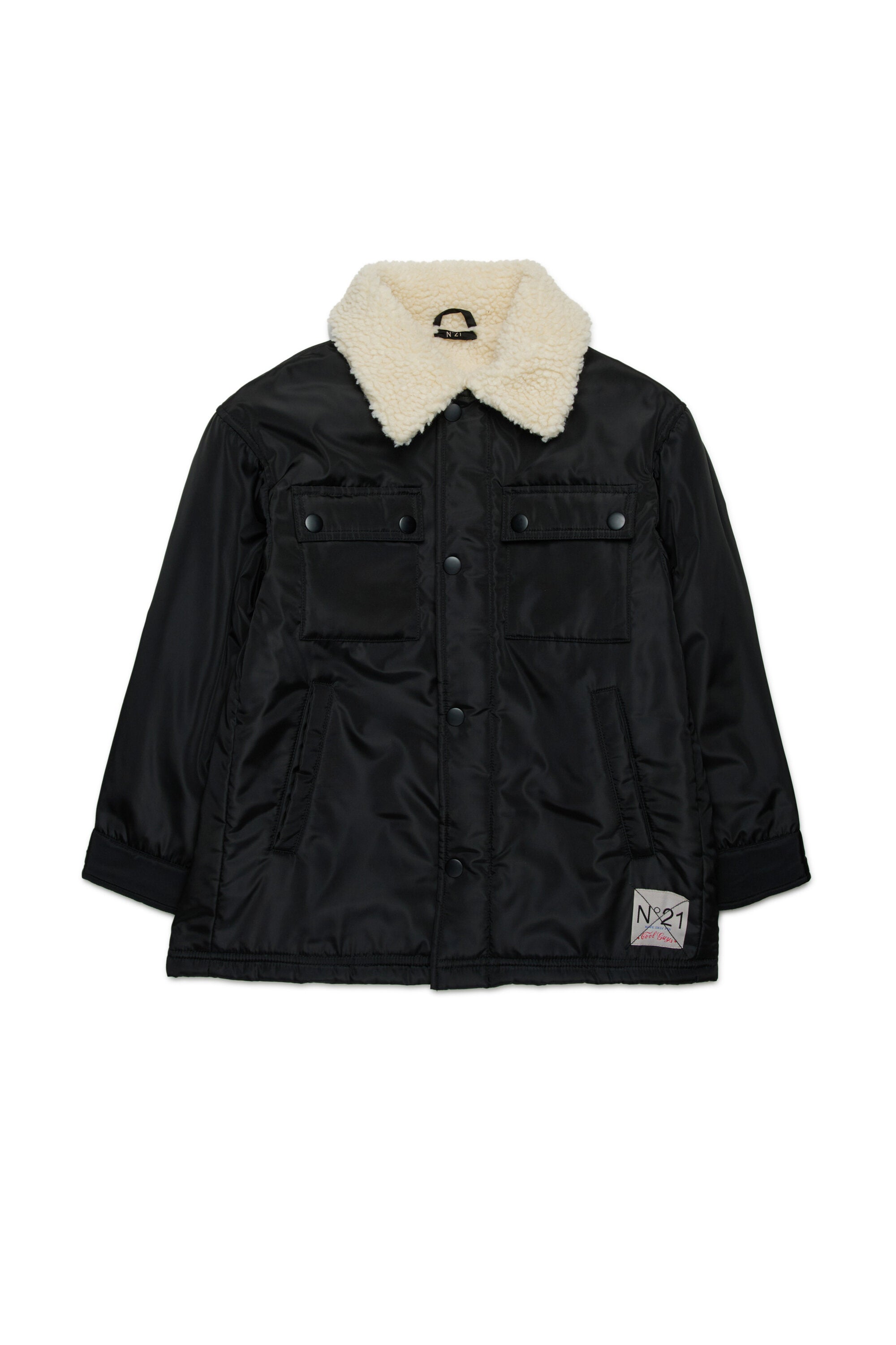 Veste longue avec intérieur teddy