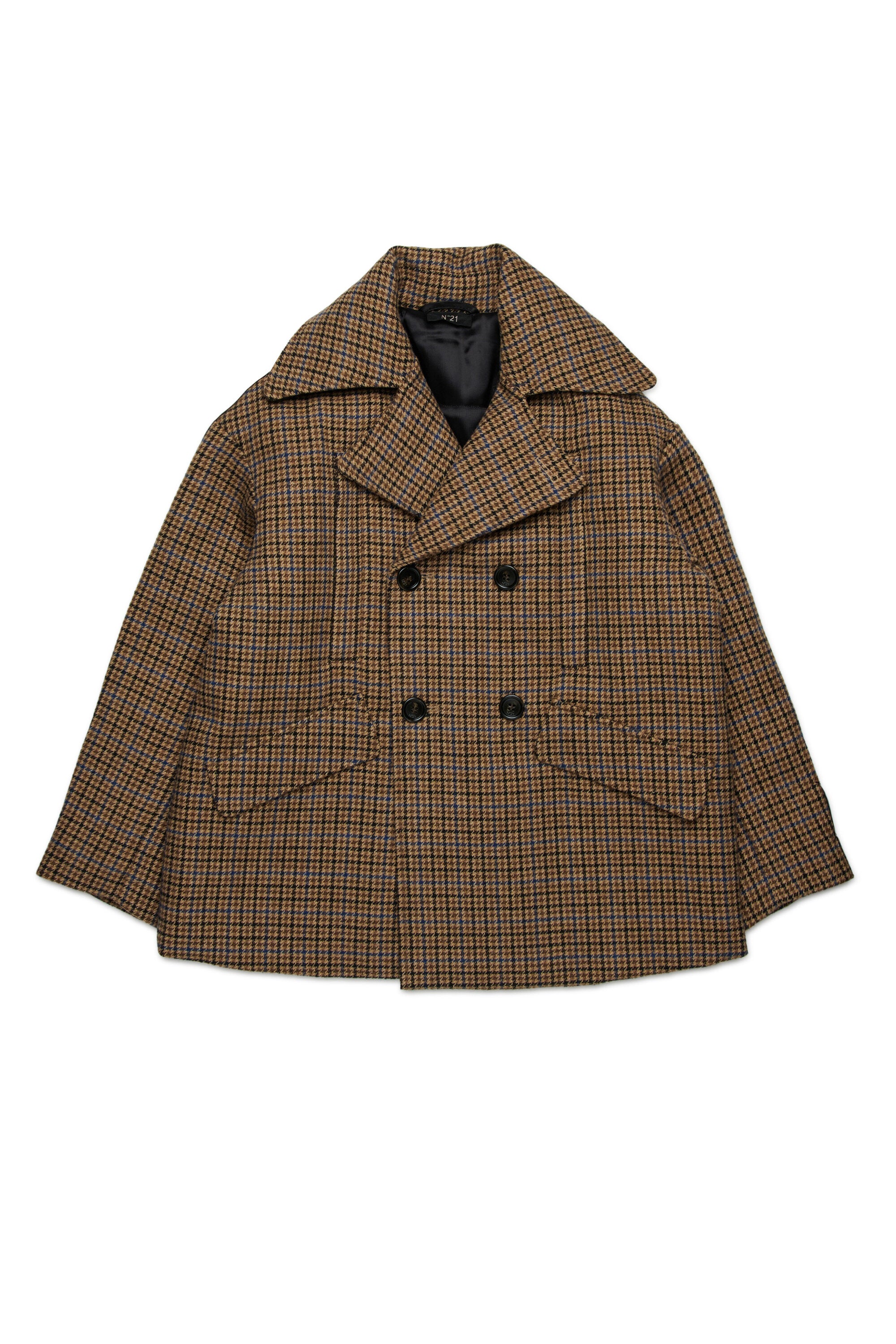 Cappotto caban in Harris Tweed