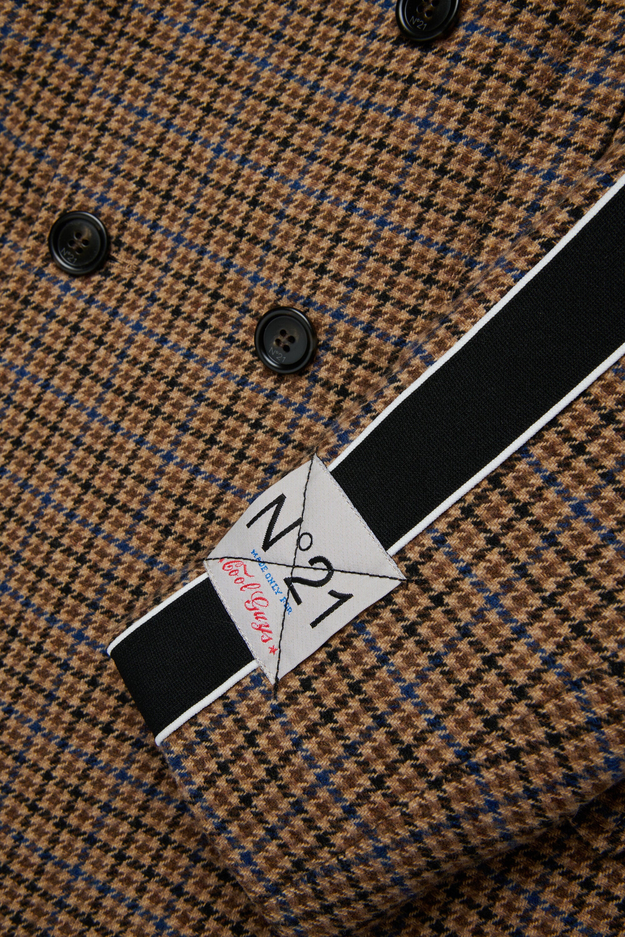 Cappotto caban in Harris Tweed