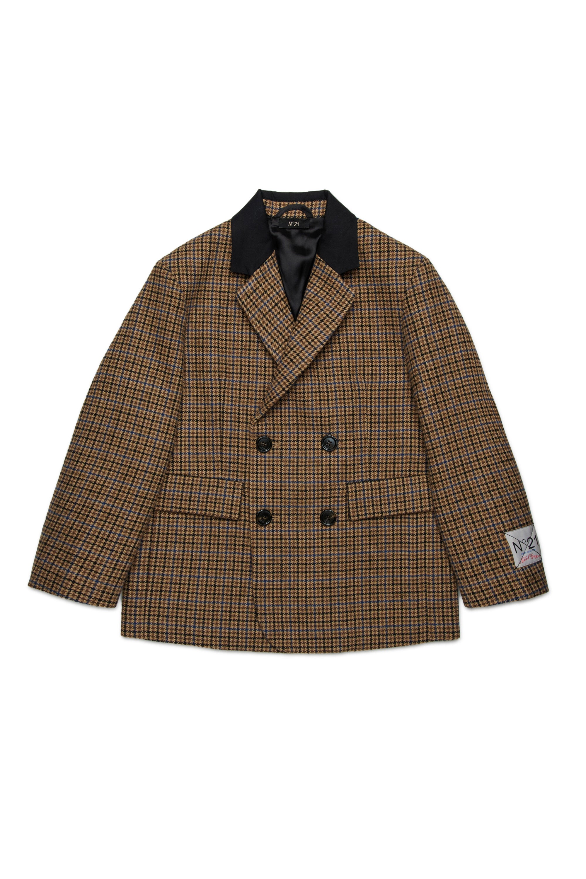 Giacca blazer oversize in Harris Tweed