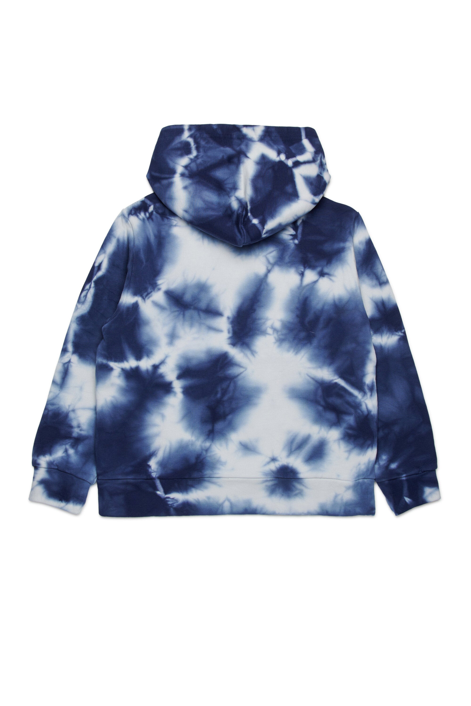 Sudadera tie-dye de algodón con capucha