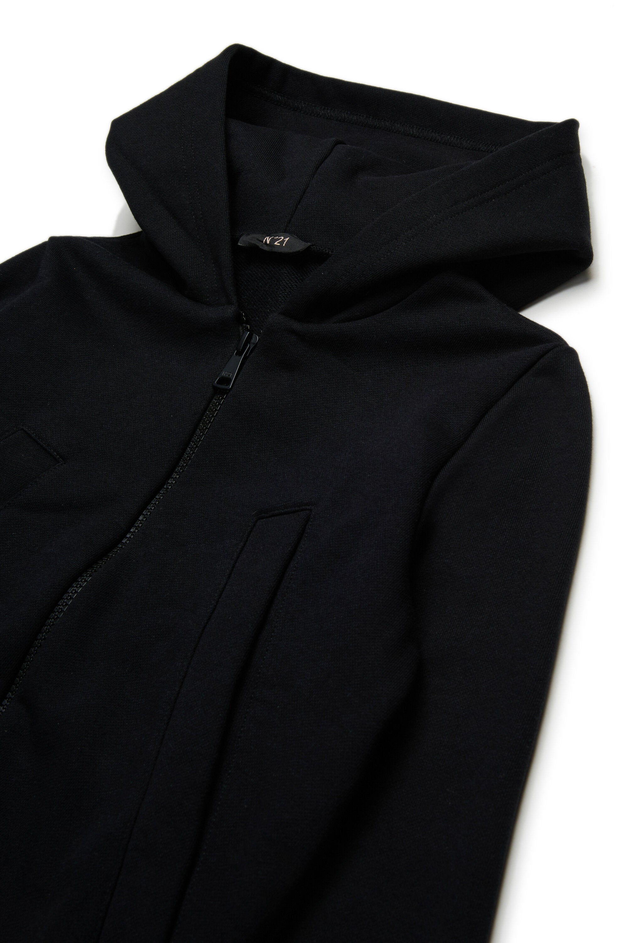 Sweatshirt mit durchgehendem Reißverschluss und Kaninchen-Grafik