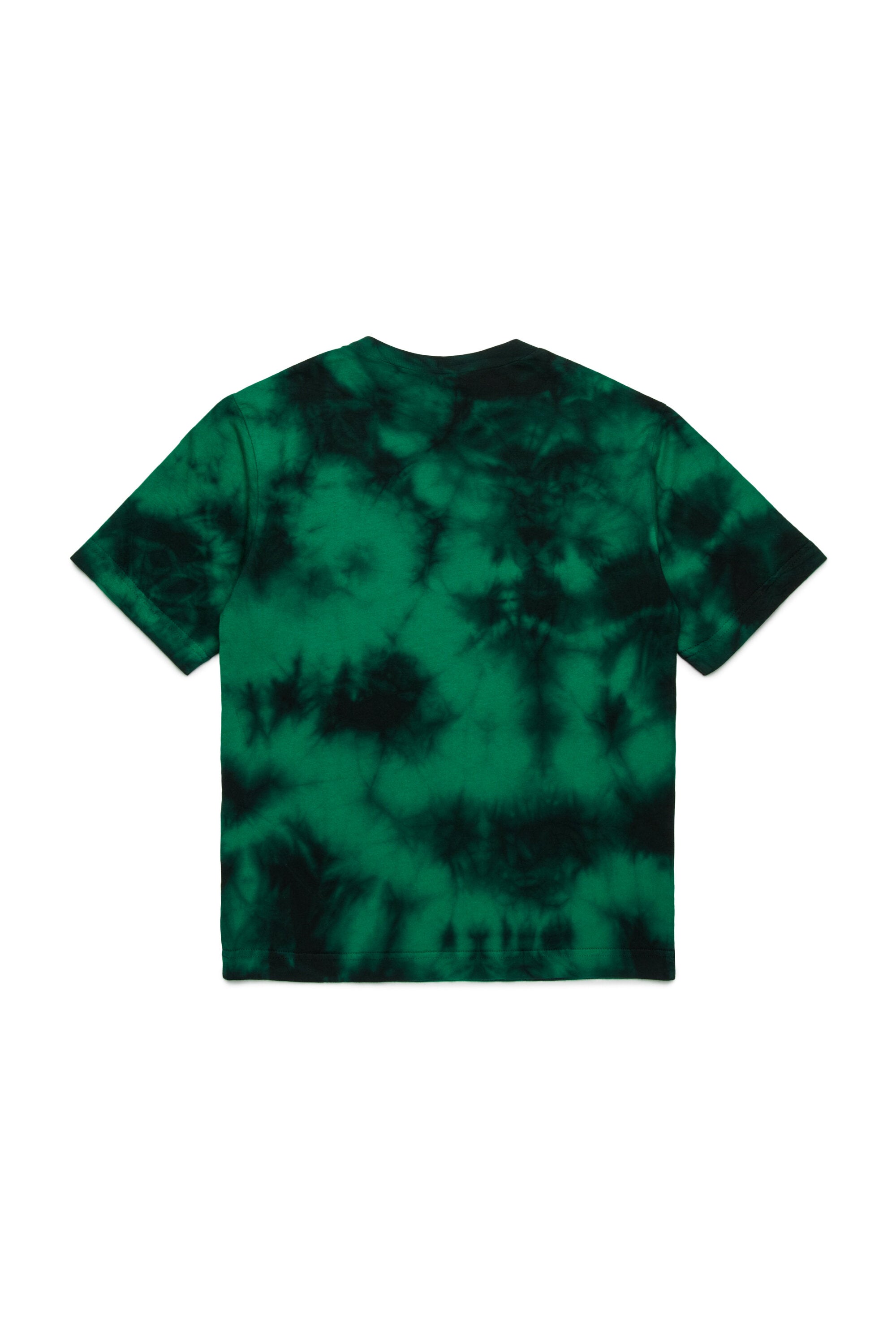 T-shirt en jersey tie-dye avec logo