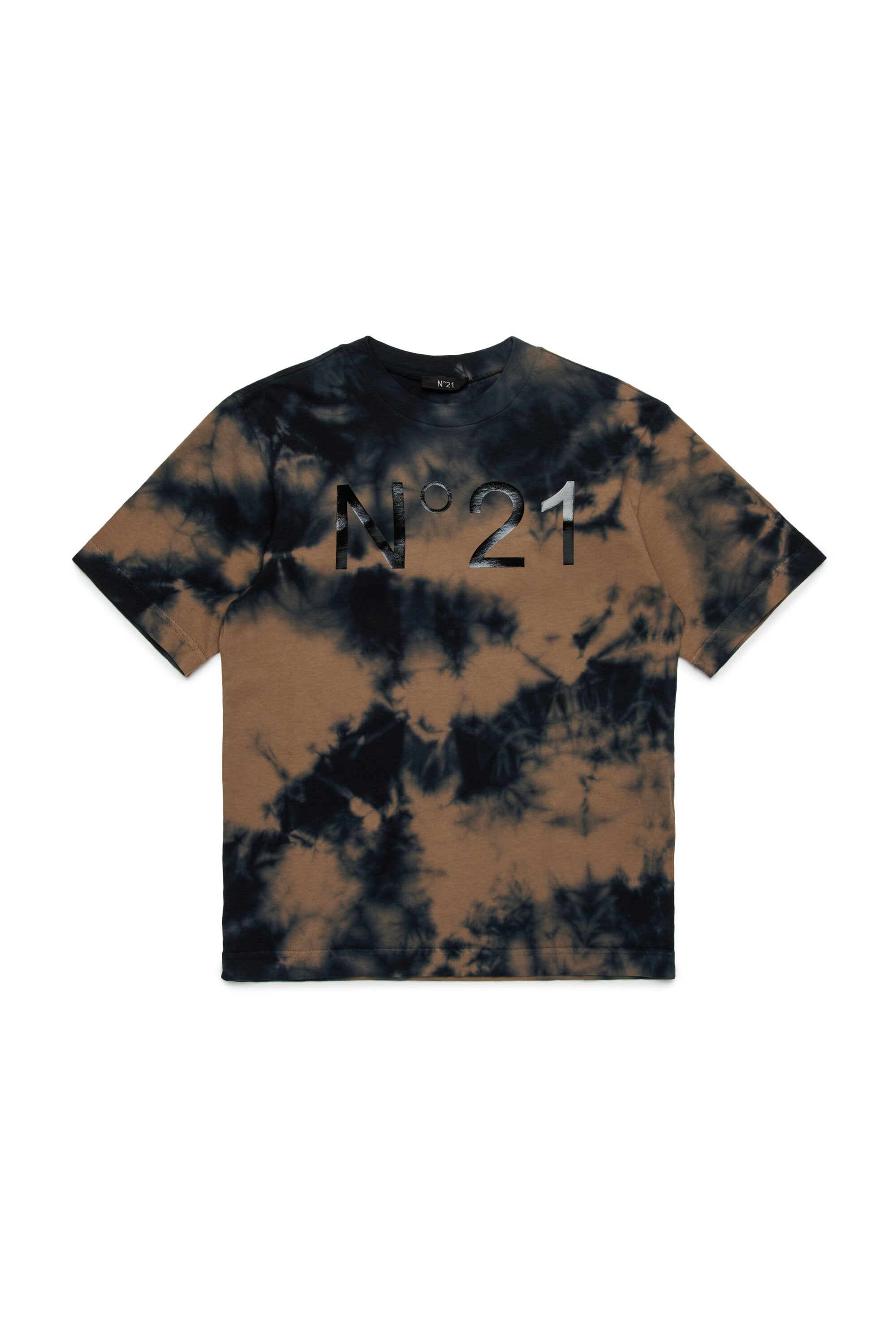 Camiseta de jersey tie-dye con logotipo